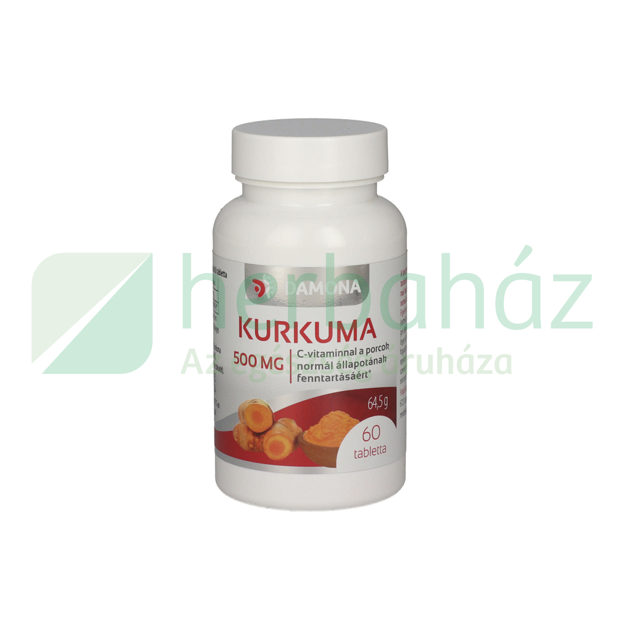 DAMONA KURKUMA 500MG TABLETTA 60DB