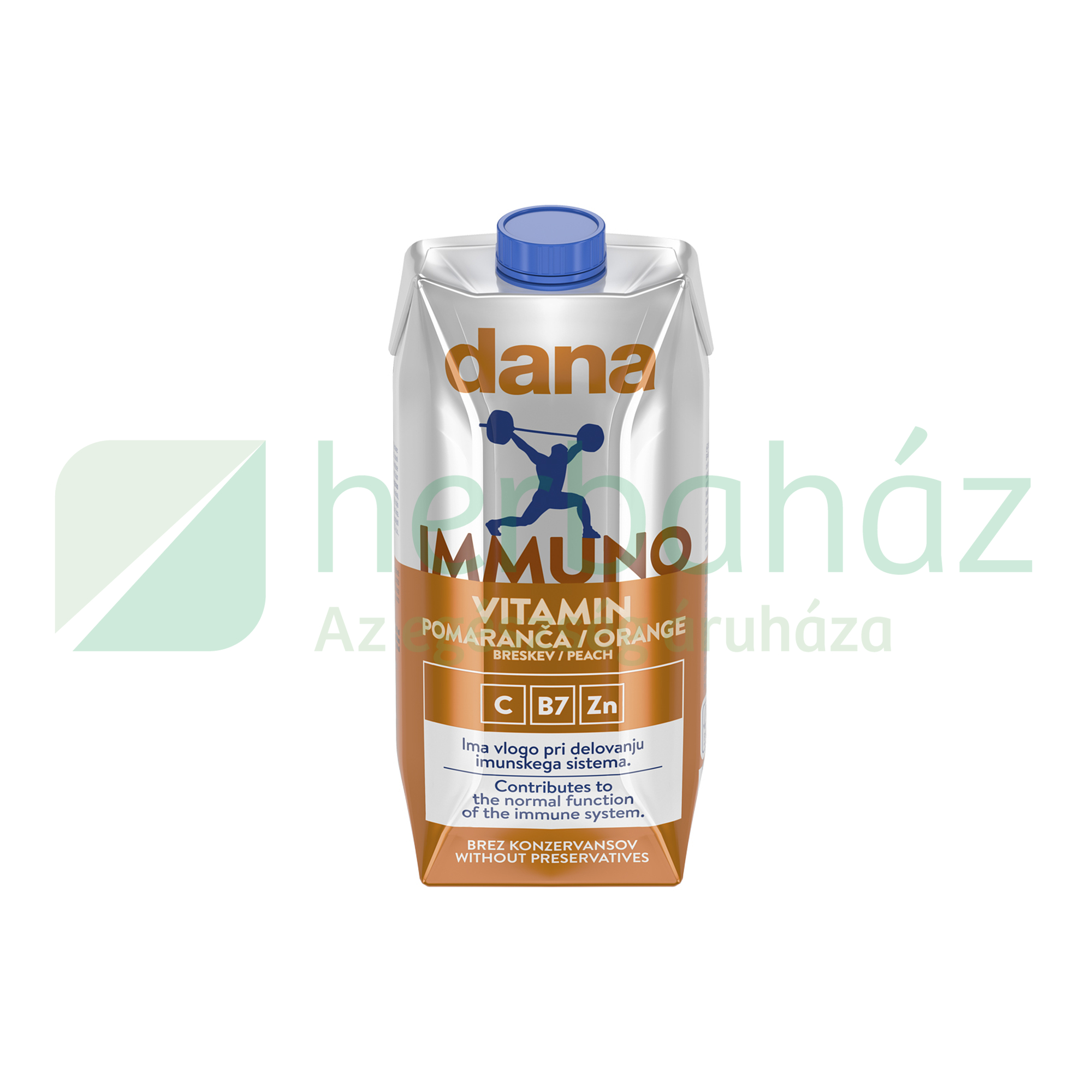 DANA VITAMIN VÍZ IMMUNO SZÉNSAVMENTES ÜDÍTŐITAL 750ML