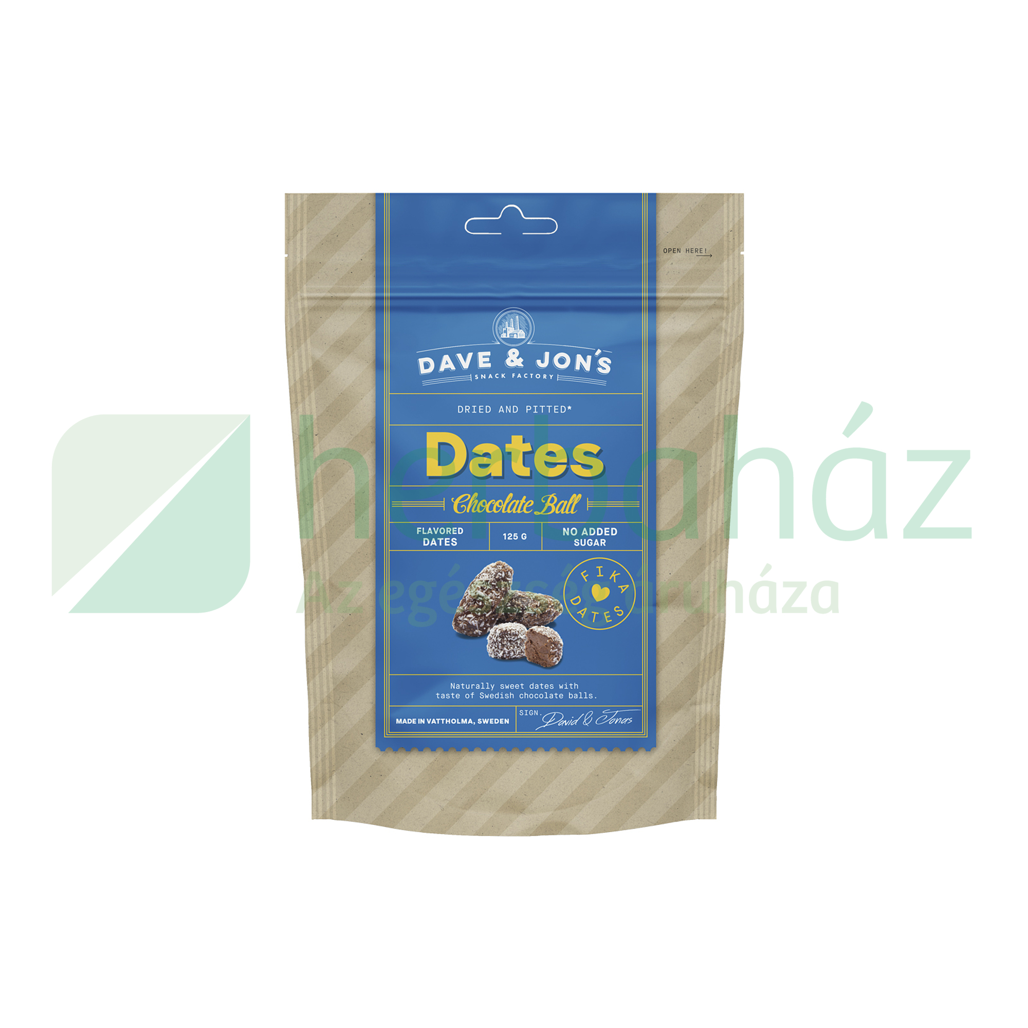 DAVE&JONS DATES CHOCOLATE BALLS HCN 125G