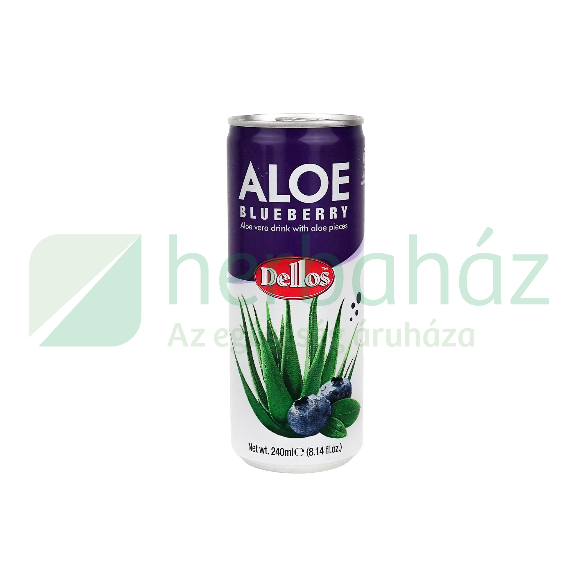 DELLOS ÁFONYA SLIM ALUMINÍUM DOBOZBAN 240ML