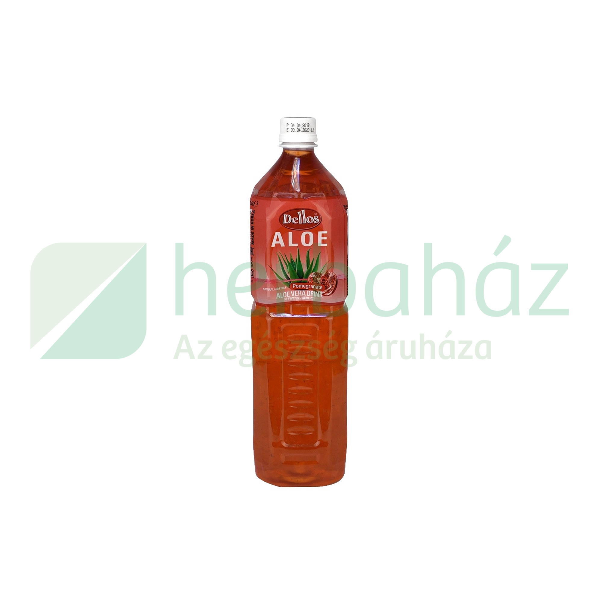 DELLOS ALOE VERA ÜDÍTŐITAL GRÁNÁTALMA 1500ML DRS+50FT BETÉTDÍJ