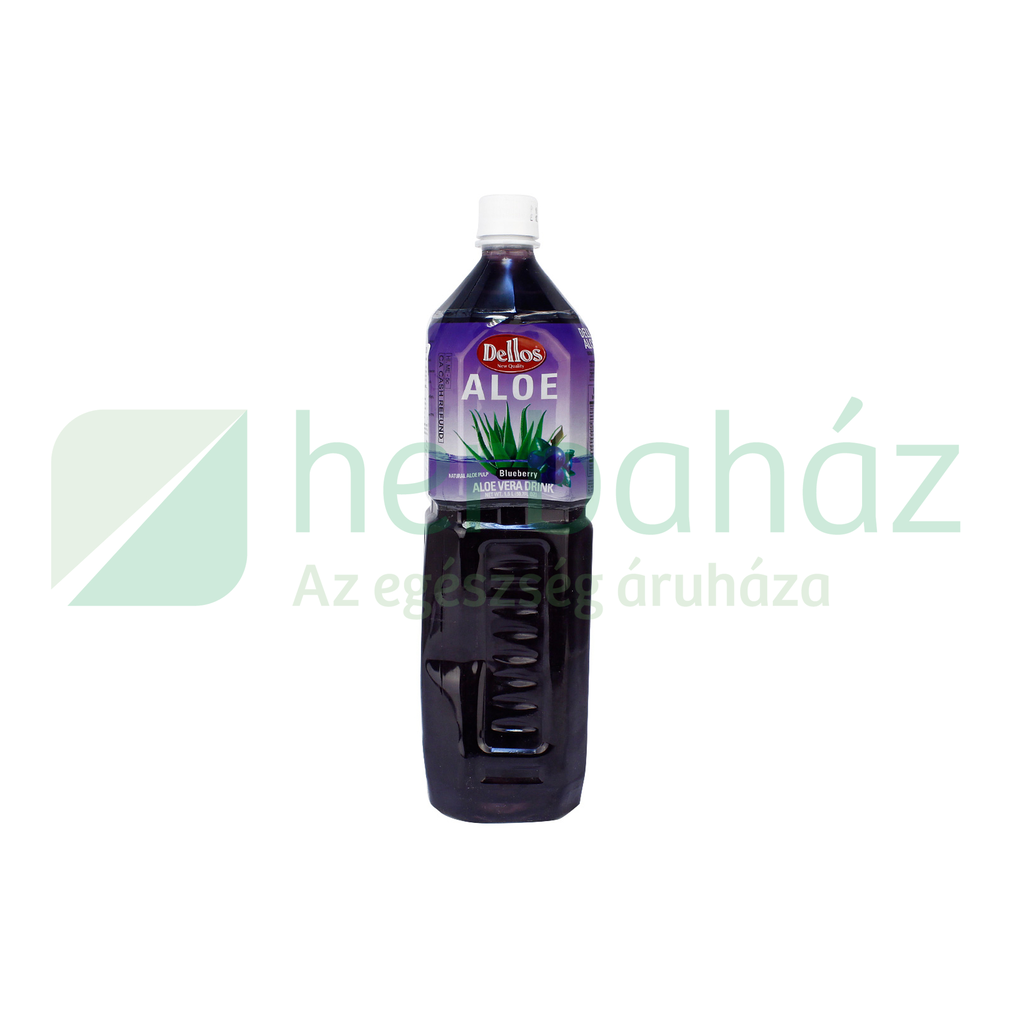 DELLOS ALOE VERA ÜDÍTŐITAL KÉKÁFONYA 1500ML DRS+50FT BETÉTDÍJ