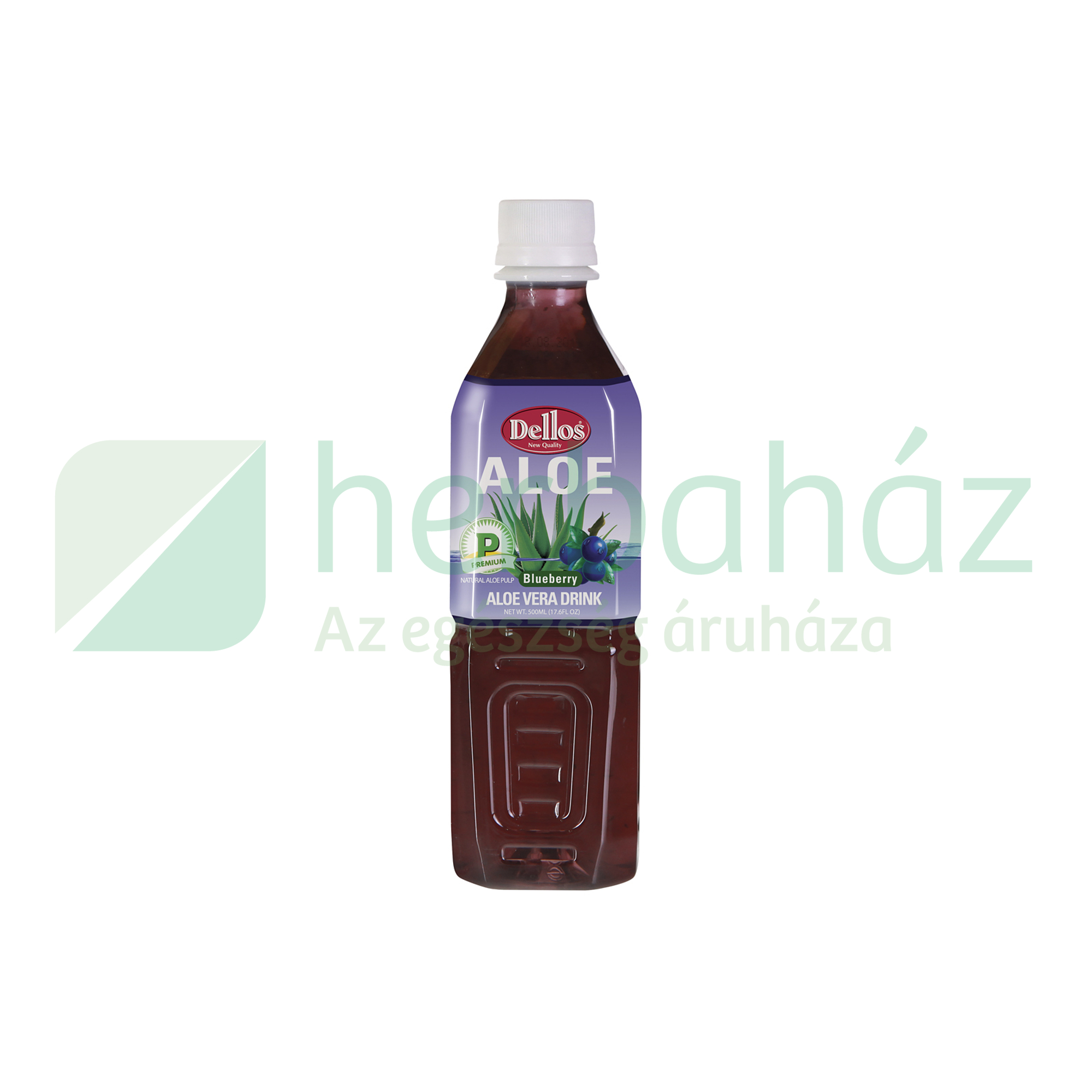 DELLOS ALOE VERA ÜDÍTŐITAL KÉKÁFONYA 500ML DRS+50FT BETÉTDÍJ