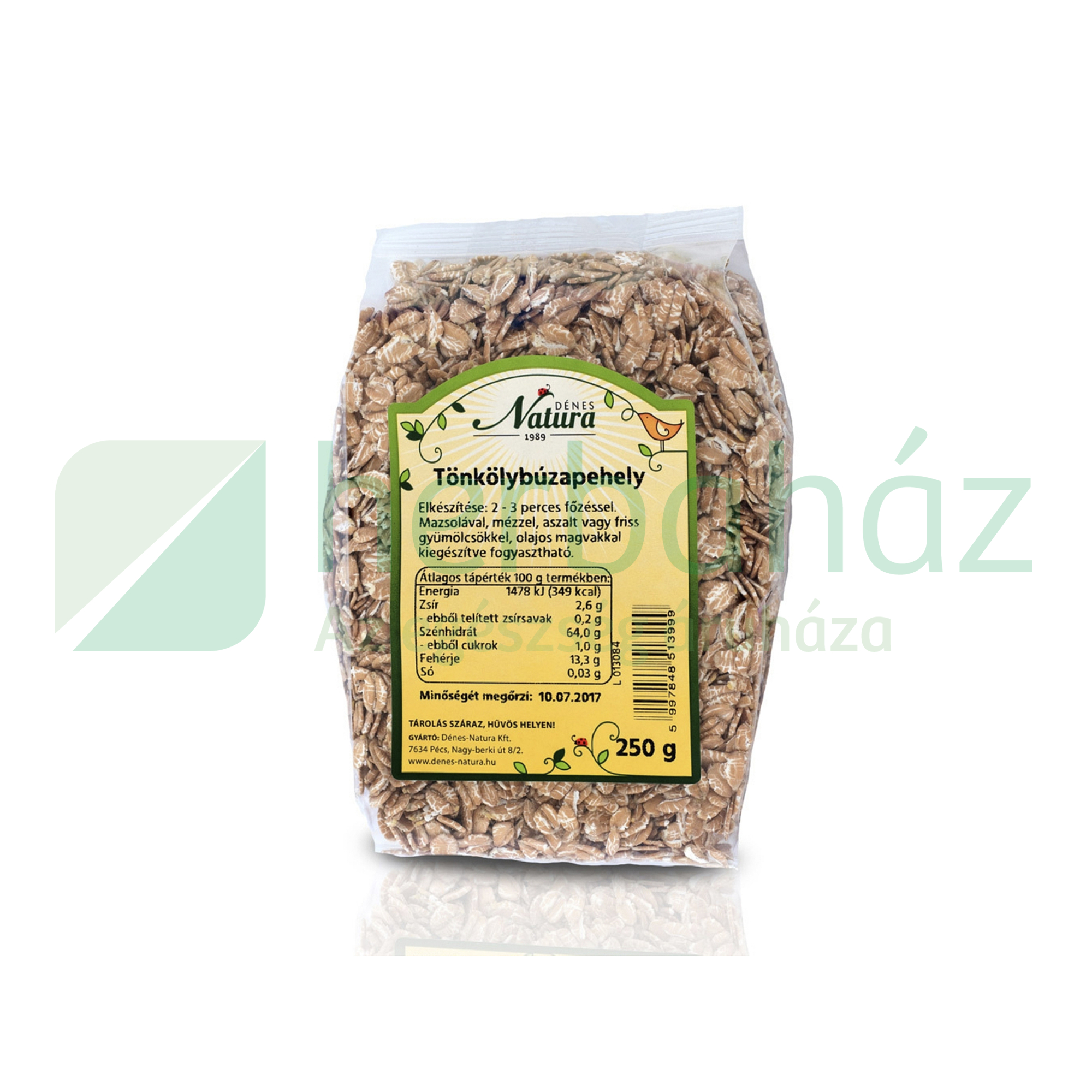 DÉNES NATURA TÖNKÖLYBÚZAPEHELY 250G