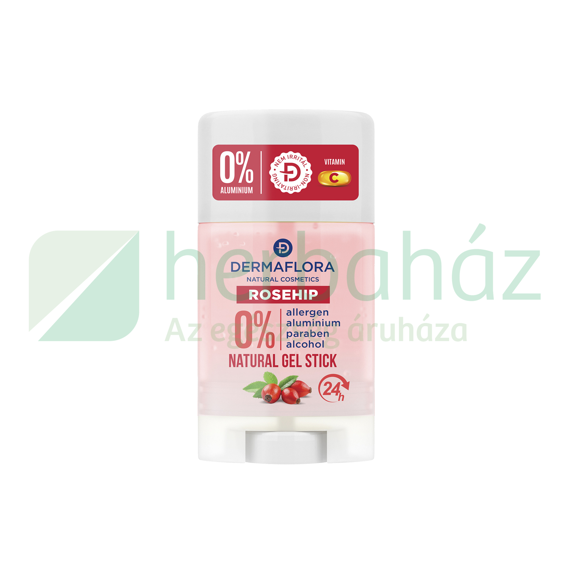 DERMAFLORA 0% DEO GÉL STIFT CSIPKEBOGYÓ OLAJJAL ÉS C-VITAMINNAL 50ML