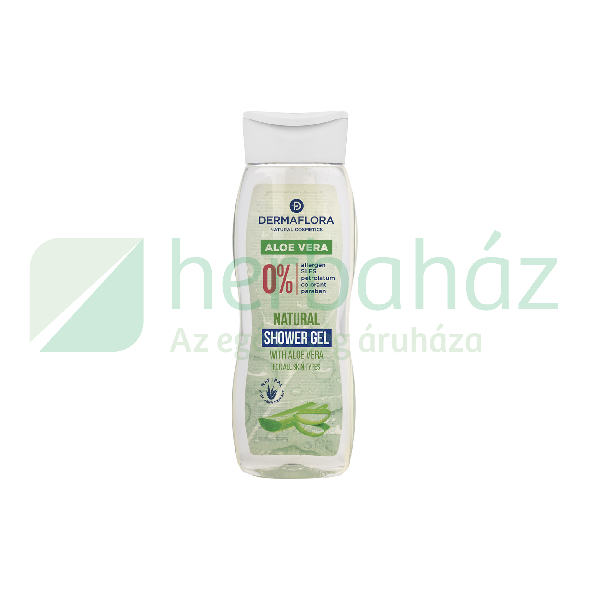 DERMAFLORA 0% TUSFÜRDŐ ALOE VERA 250ML