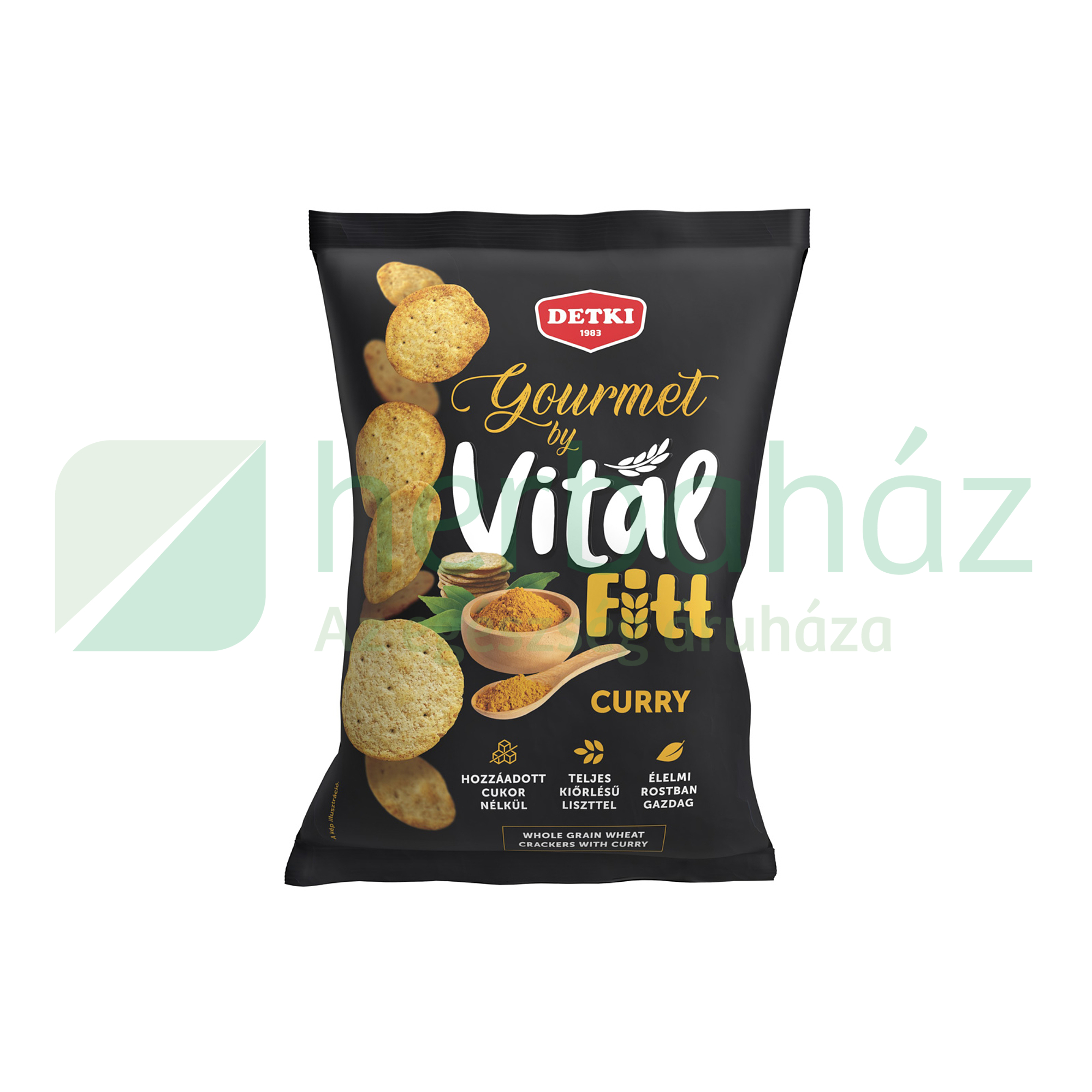 DETKI GOURMET VITAL FITT TELJES KIŐRLÉSŰ KRÉKER CURRY HCN 100G