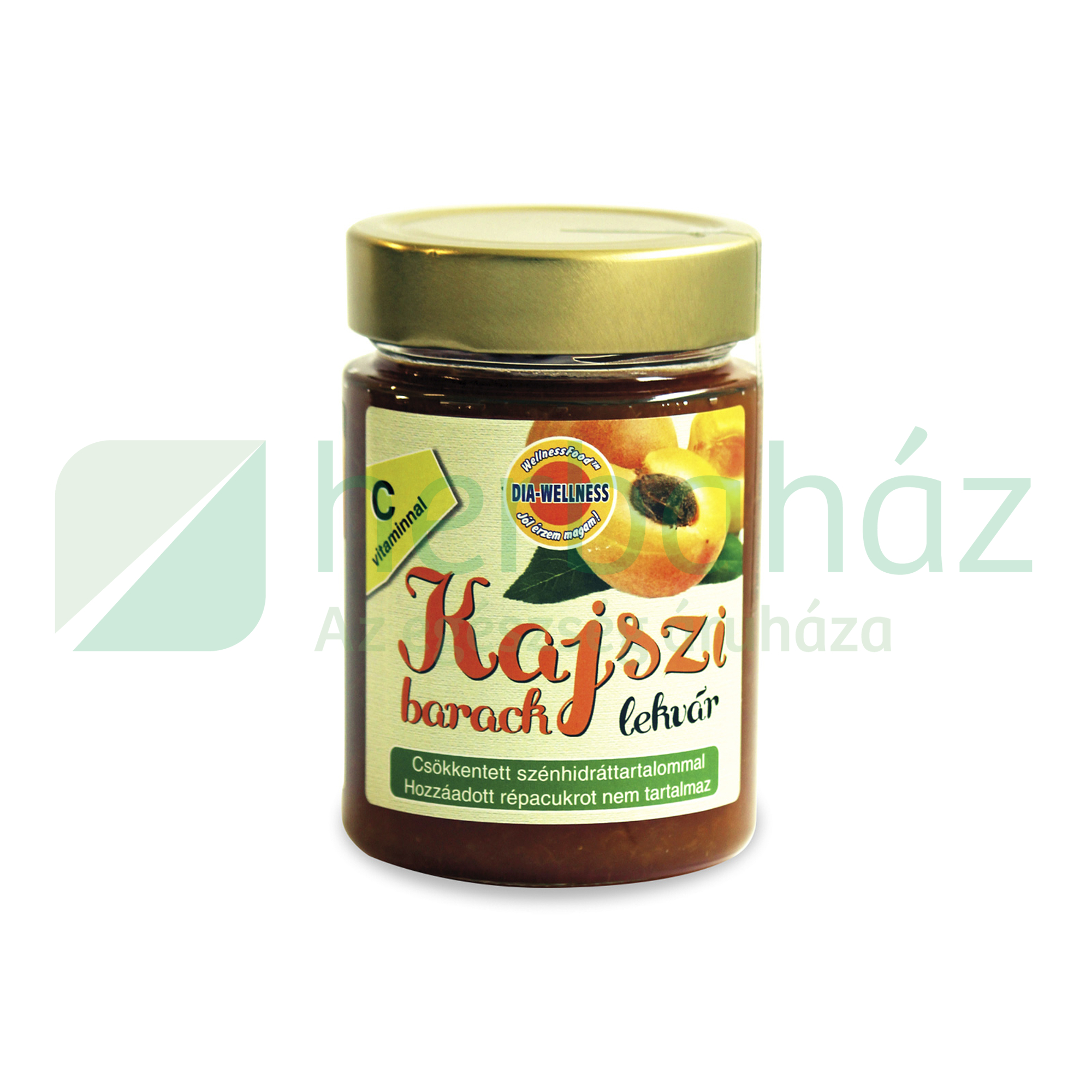 DIA-WELLNESS CSÖKKENTETT SZÉNHIDRÁTTARTALMÚ KAJSZIBARACK LEKVÁR 380G