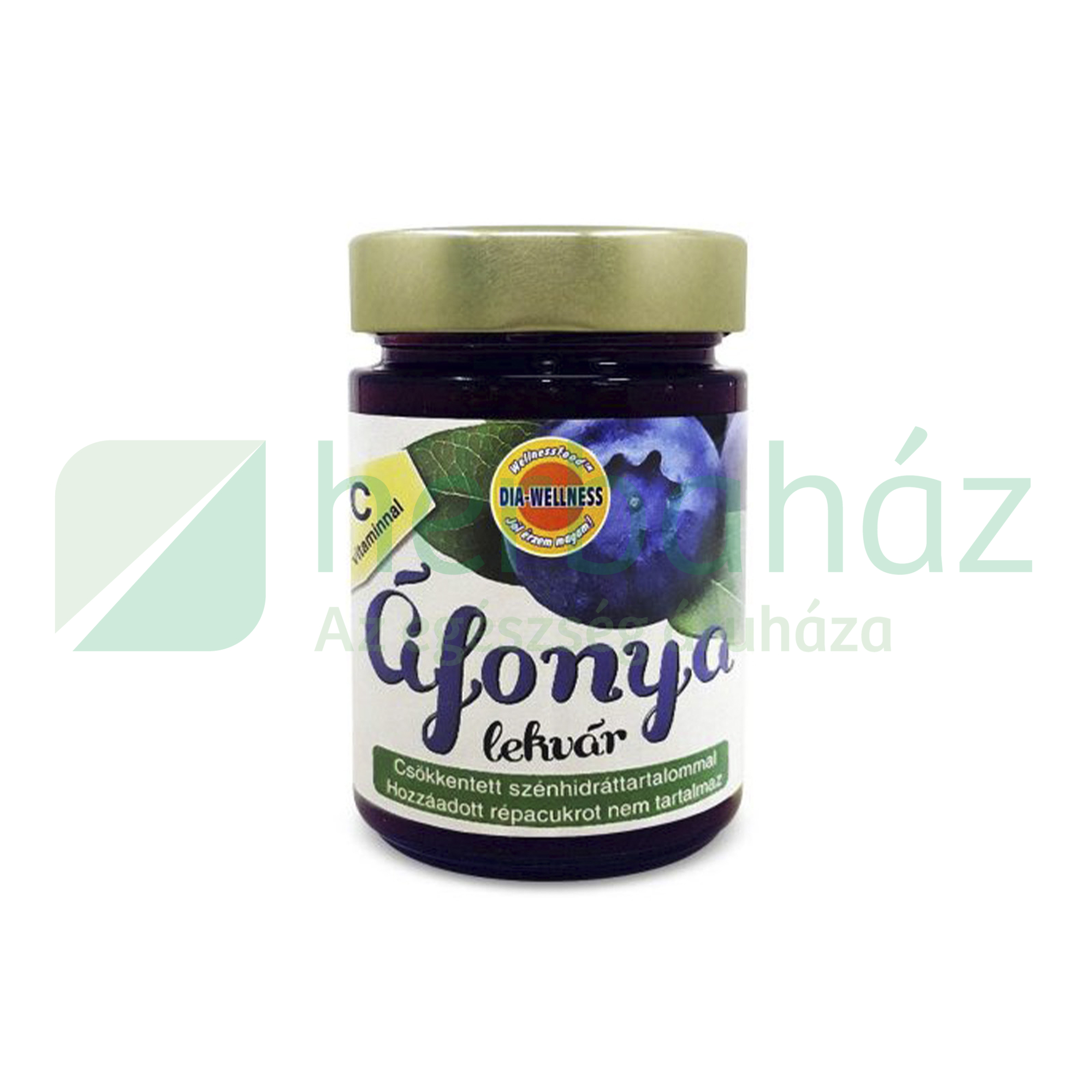 DIA-WELLNESS CSÖKKENTETT SZÉNHIDRÁTTARTALMÚ ÁFONYALEKVÁR 380G