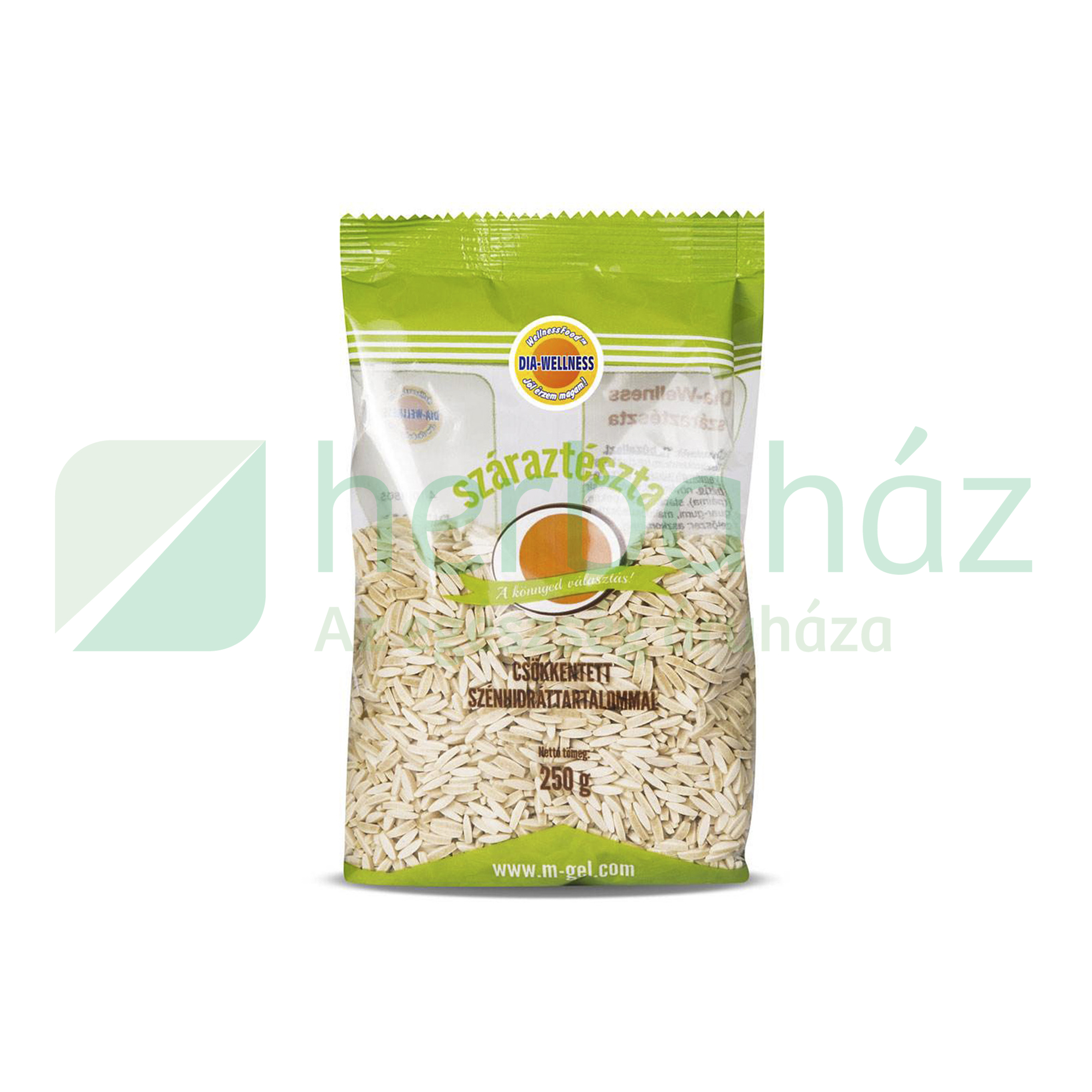 DIA-WELLNESS CSÖKKENTETT SZÉNHIDRÁTTARTALMÚ SZÁRAZTÉSZTA RIZSSZEM 250G