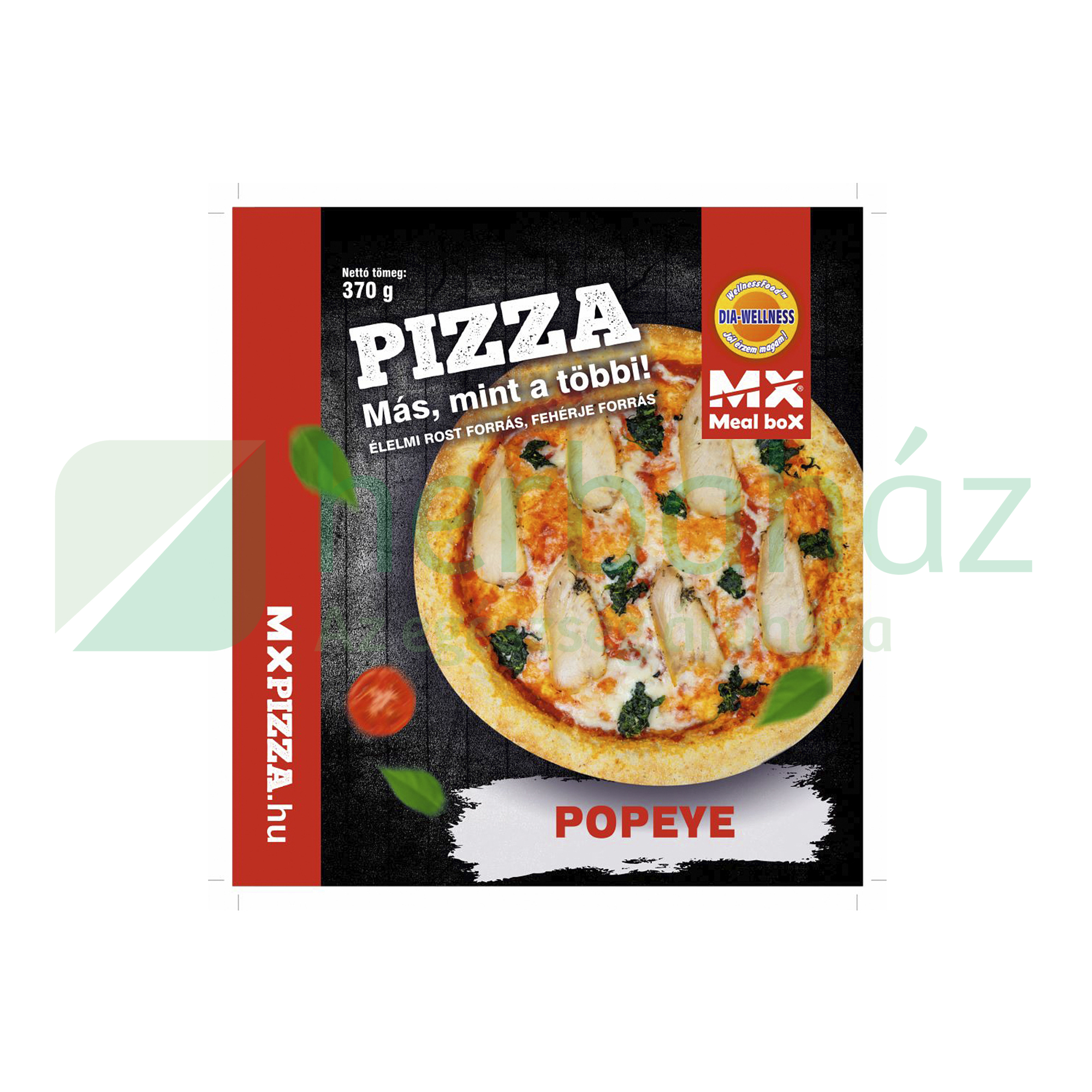 DIA-WELLNESS PIZZA POPEY 370G[F]