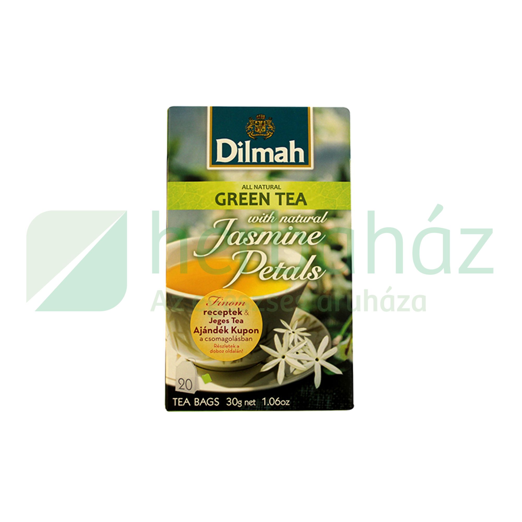 DILMAH TEA JASMINE AROMÁS ZÖLD 30G