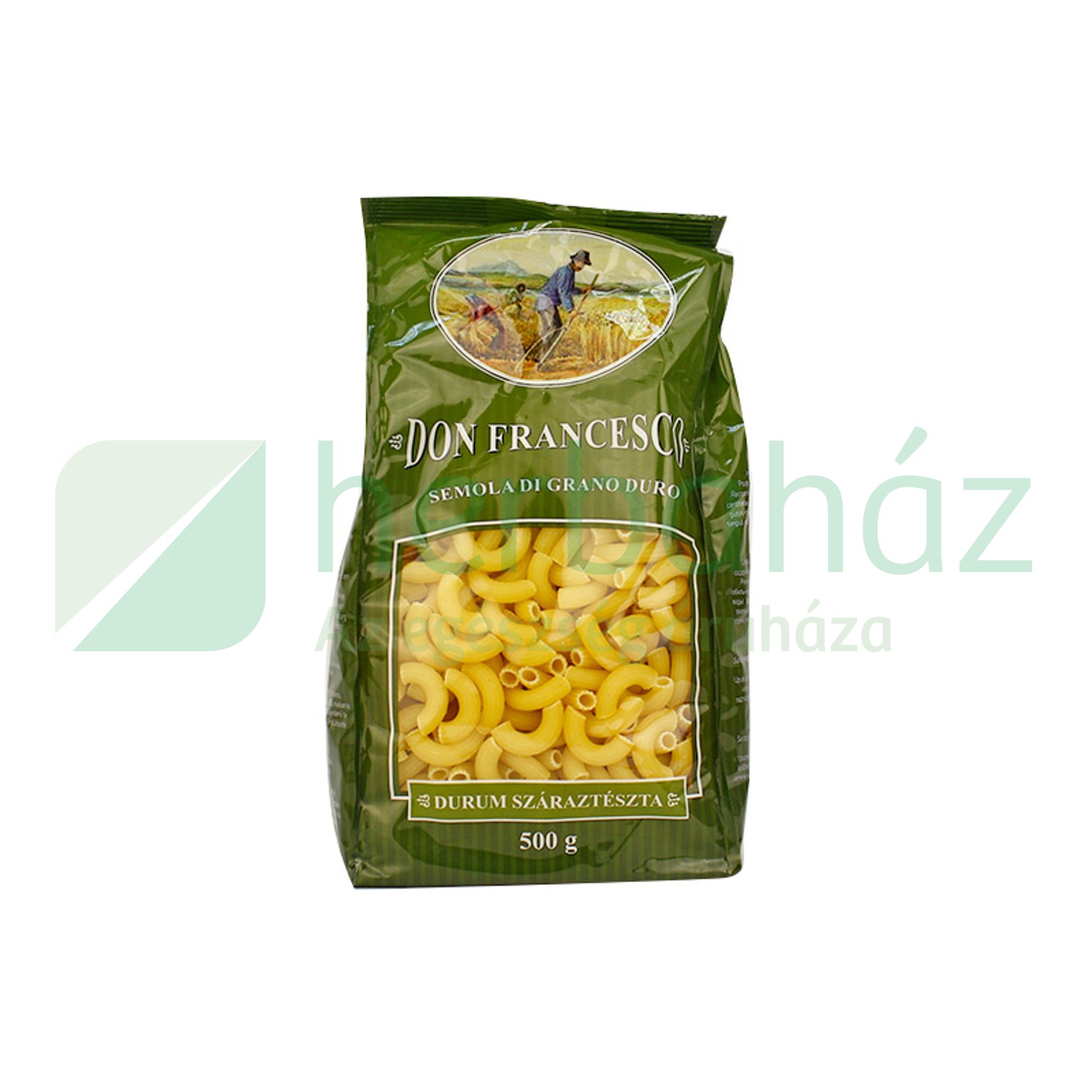 DON FRANCESCO CORNETTI RIGATI DURUM TÉSZTA SZARVACSKA 500G