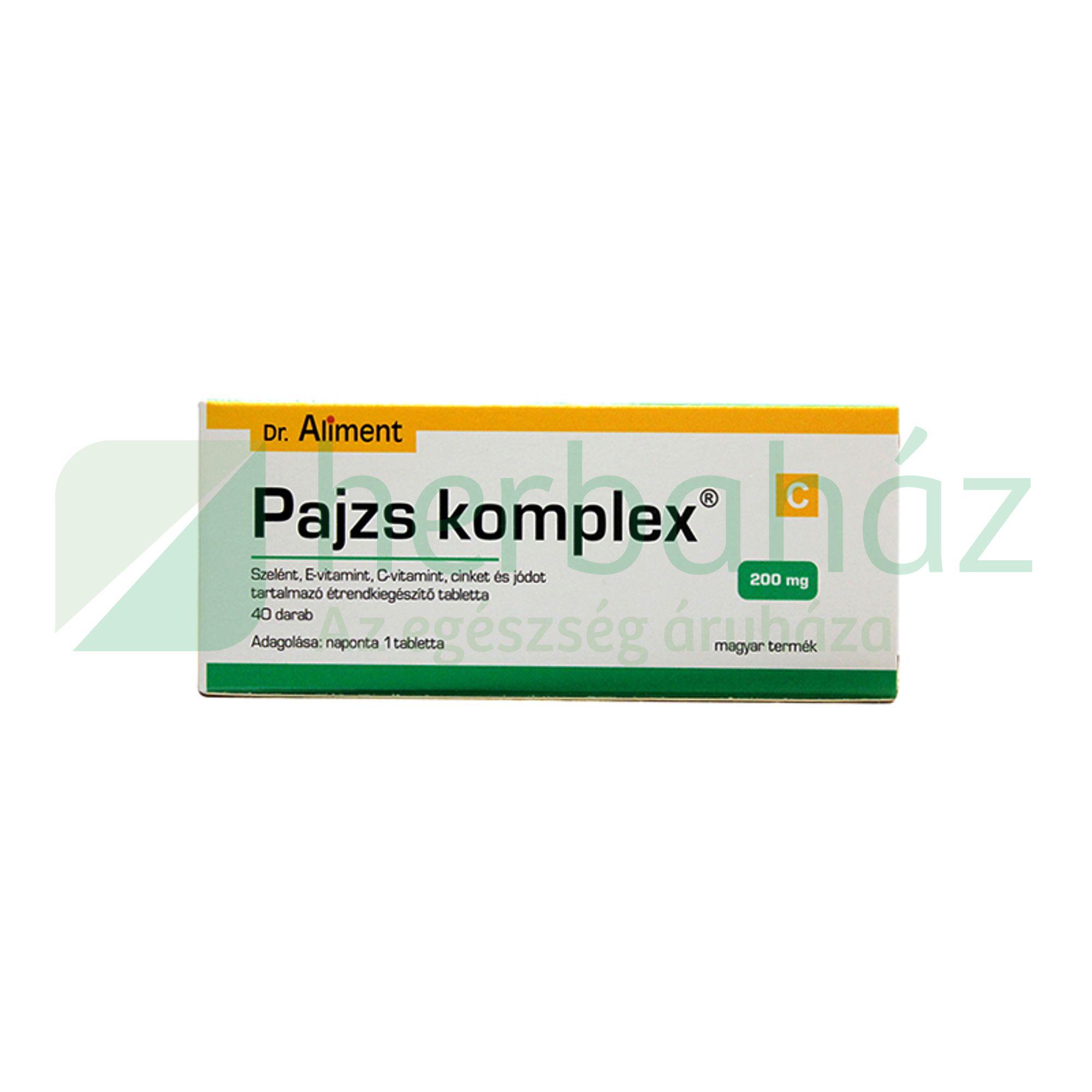 DR.ALIMENT PAJZS KOMPLEX 200MG TABLETTA 40DB