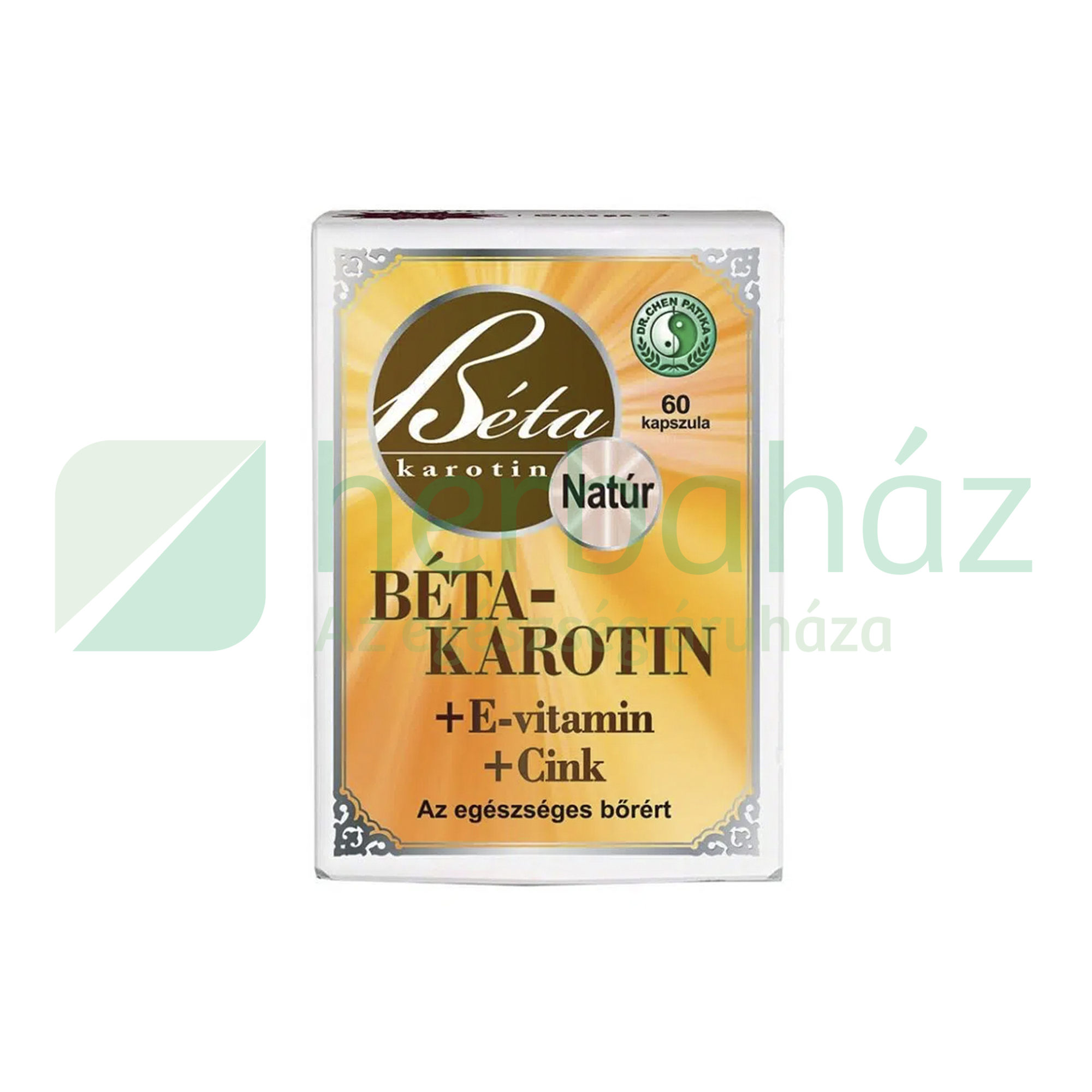 DR.CHEN BÉTA-KAROTIN + E-VITAMIN+CINK LÁGYZSELATIN KAPSZULA 60DB