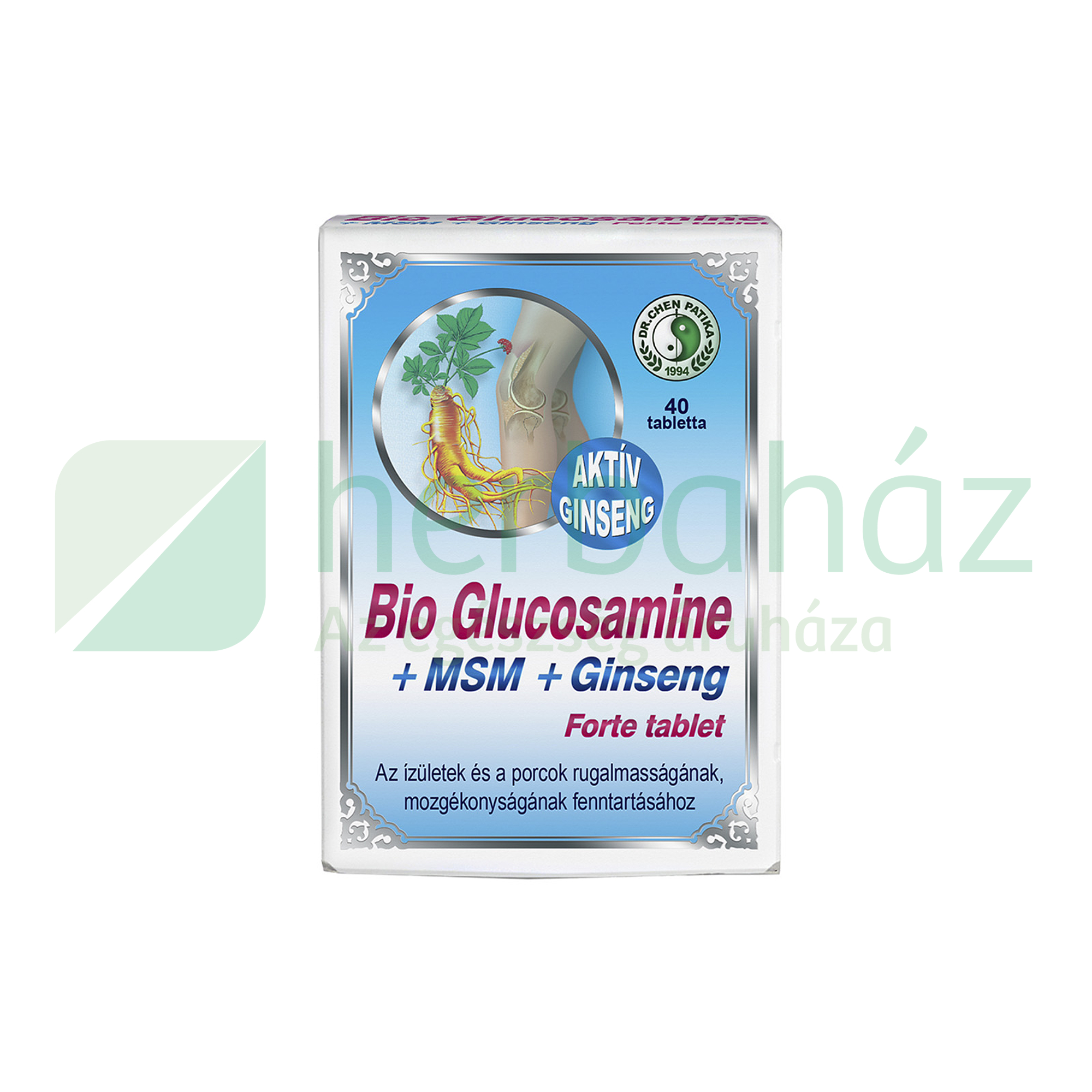 DR.CHEN BIOGLUCOSAMINE + MSM + GINSENG FORTE TABLETTA 40DB