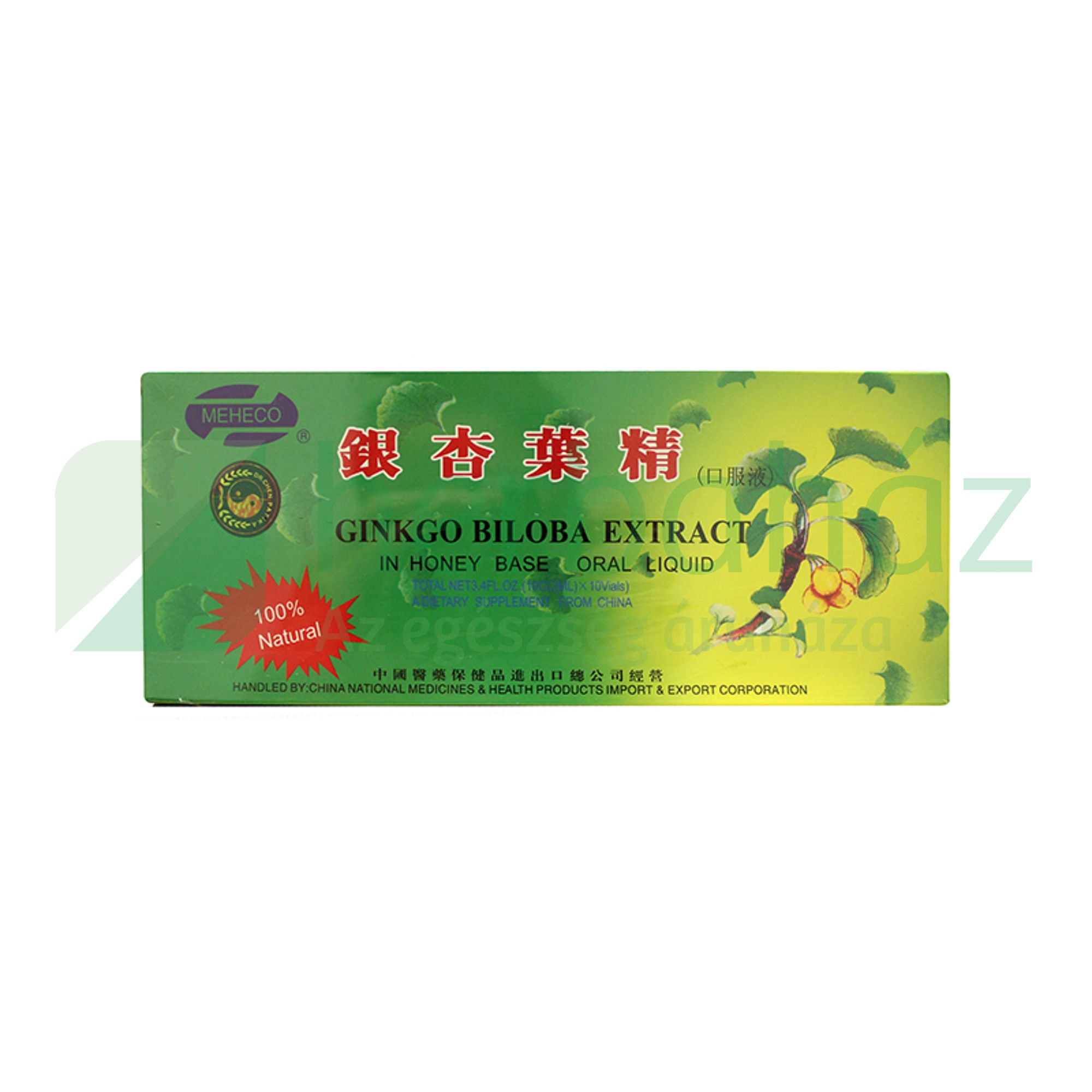 DR.CHEN GINKGO BILOBA EXTRACT AMPULLA 10X10ML