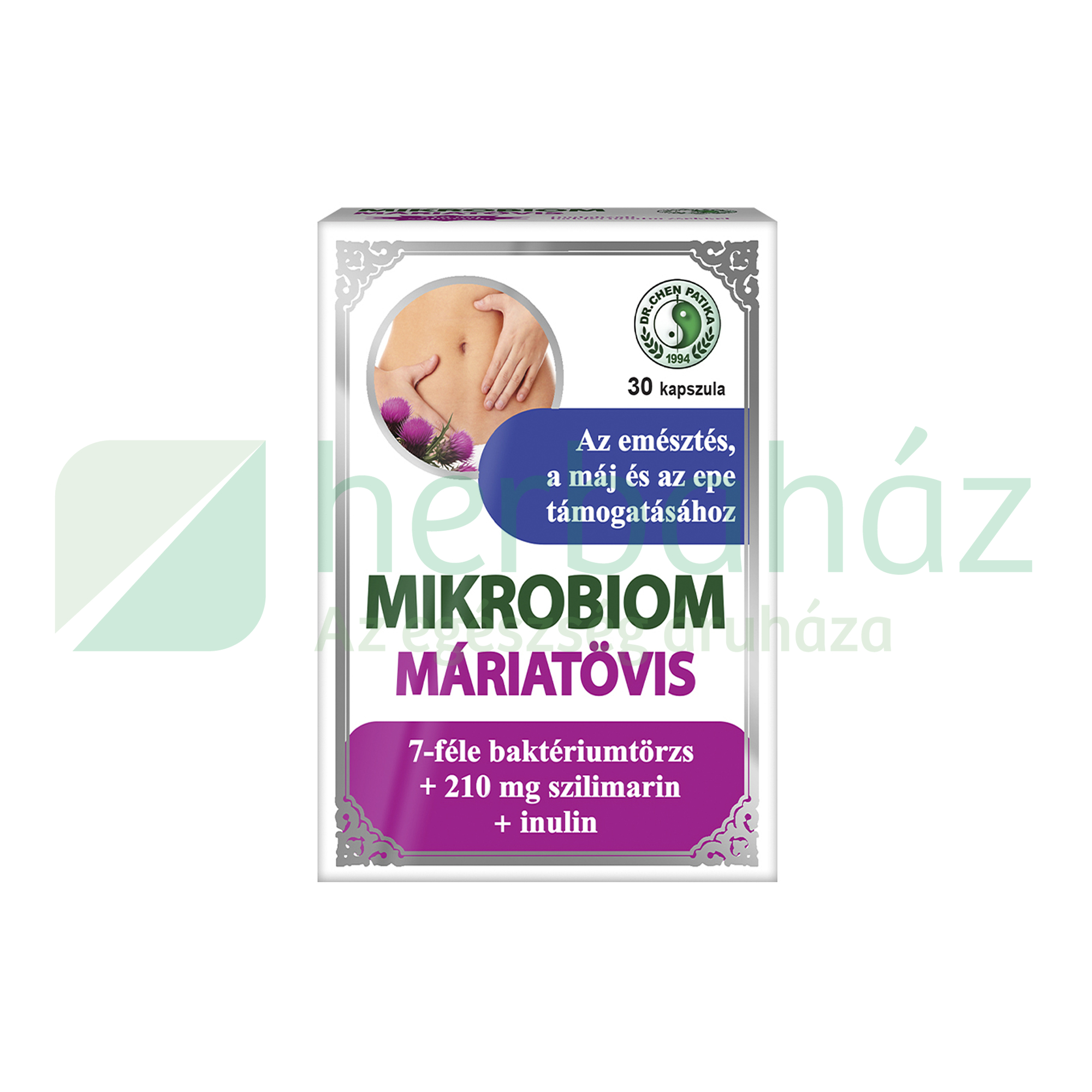 DR.CHEN MIKROBIOM MÁRIATÖVIS KAPSZULA 30DB