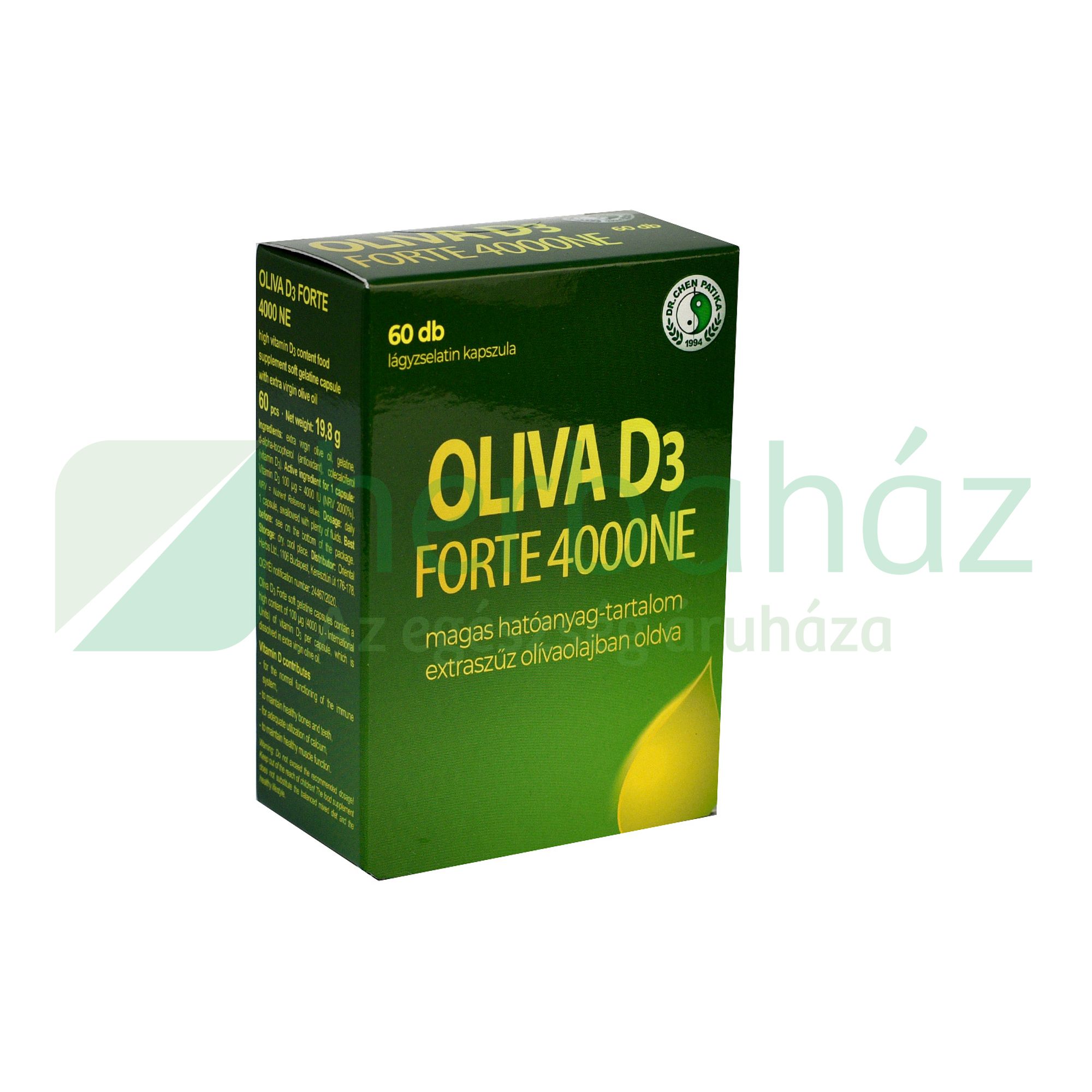 DR.CHEN OLIVA D3 FORTE 4000 NE 60DB