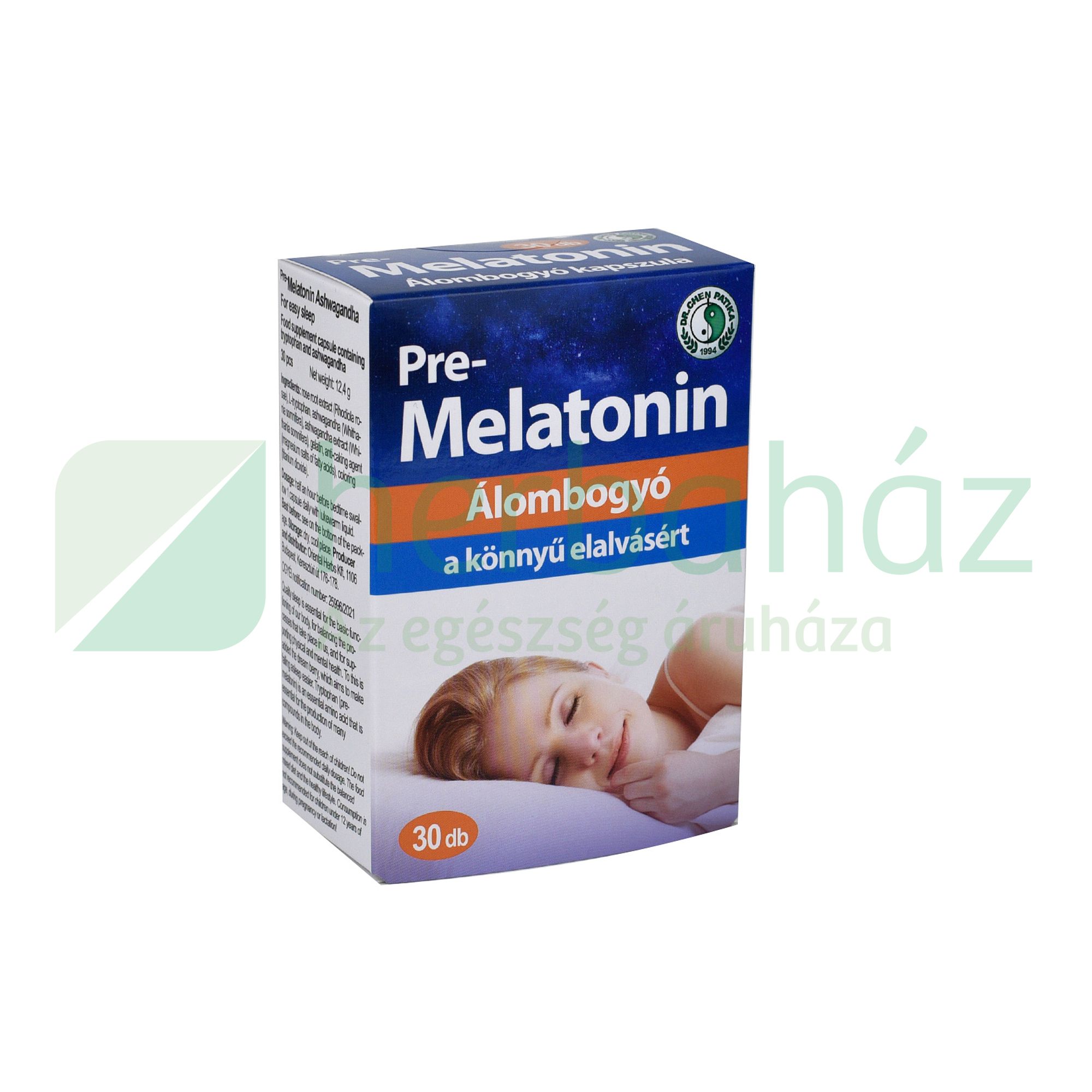 DR.CHEN PRE-MELATONIN ÁLOMBOGYÓ KAPSZULA 30DB
