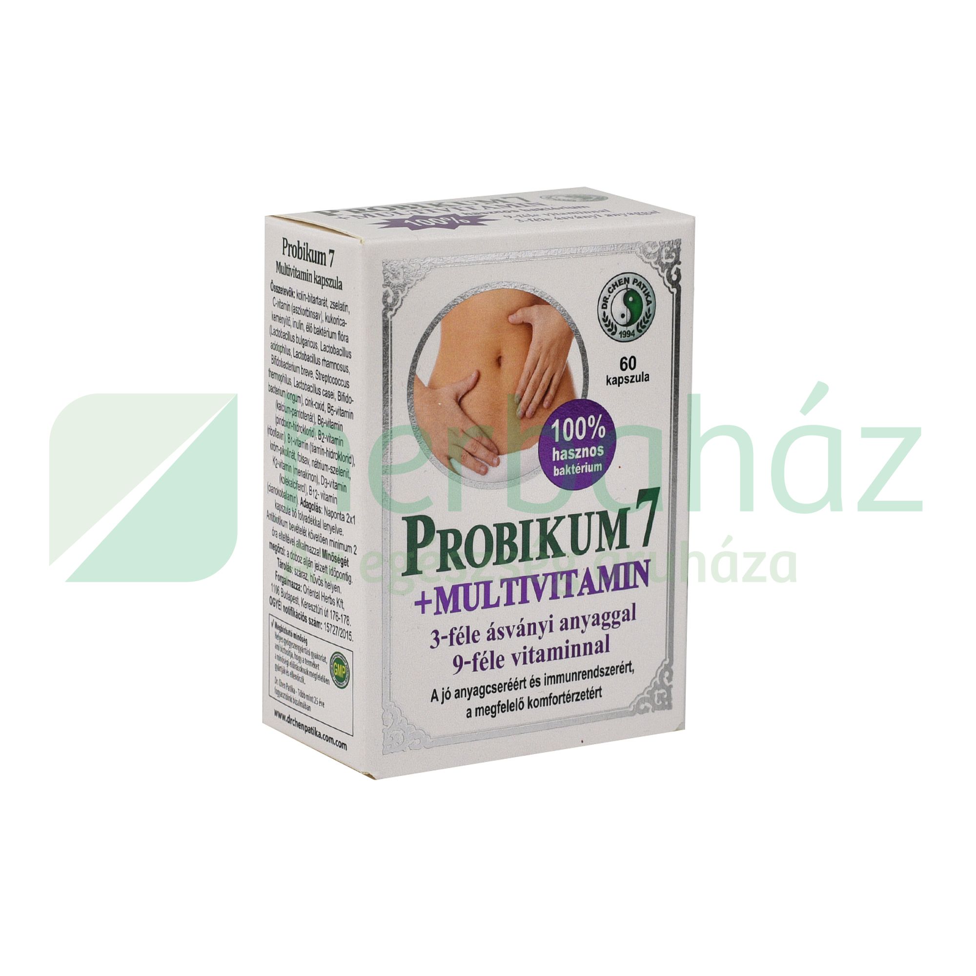 DR.CHEN PROBIKUM7 +MULTIVITAMIN KAPSZULA 60DB