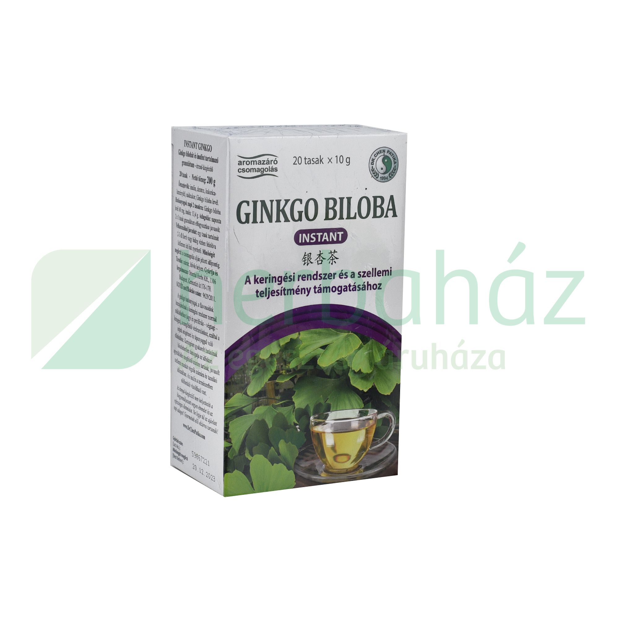 DR.CHEN TEA GINKGO BILOBA INSTANT 200G