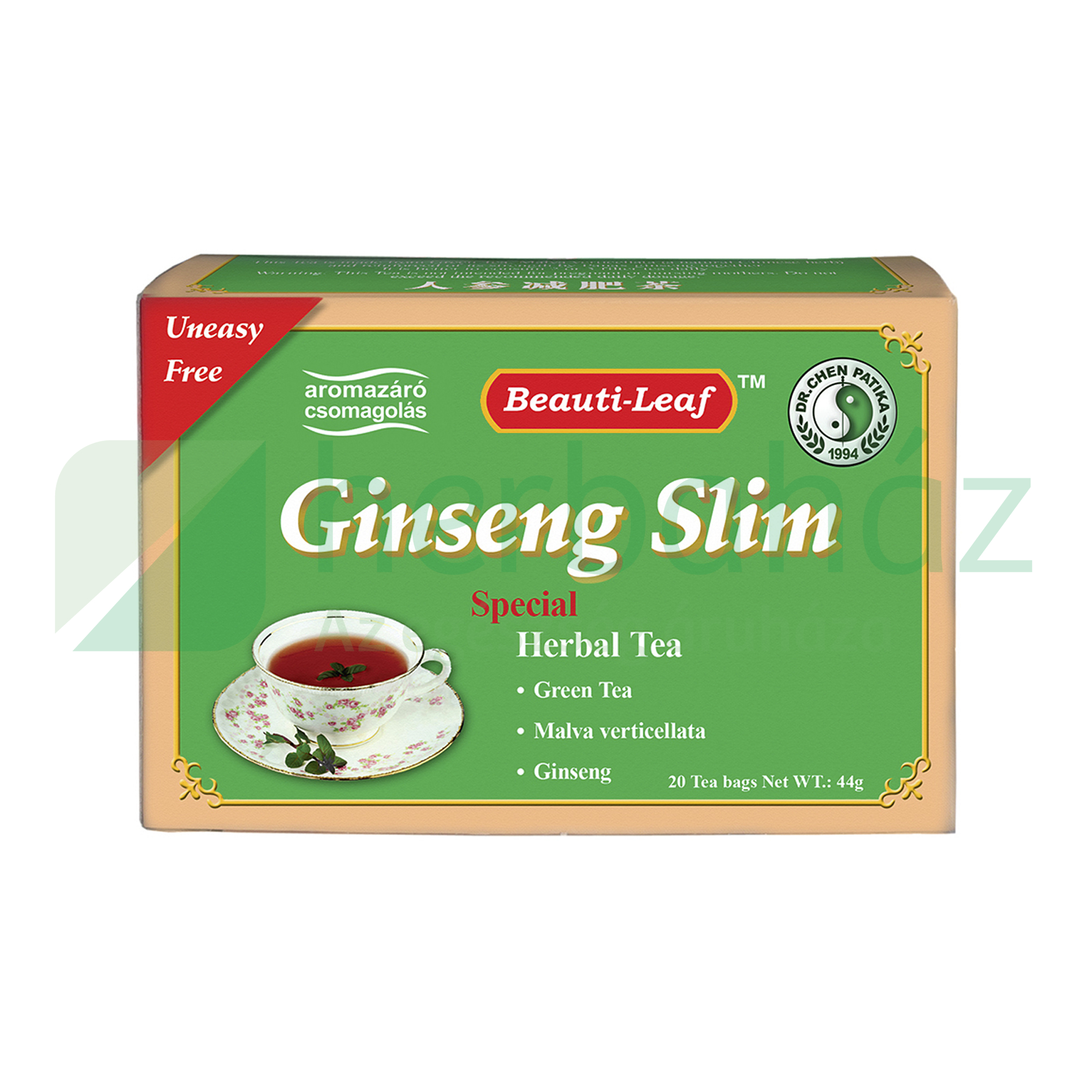 DR.CHEN TEA GINSENG SLIM ZÖLD TEA FILTERES 20DB