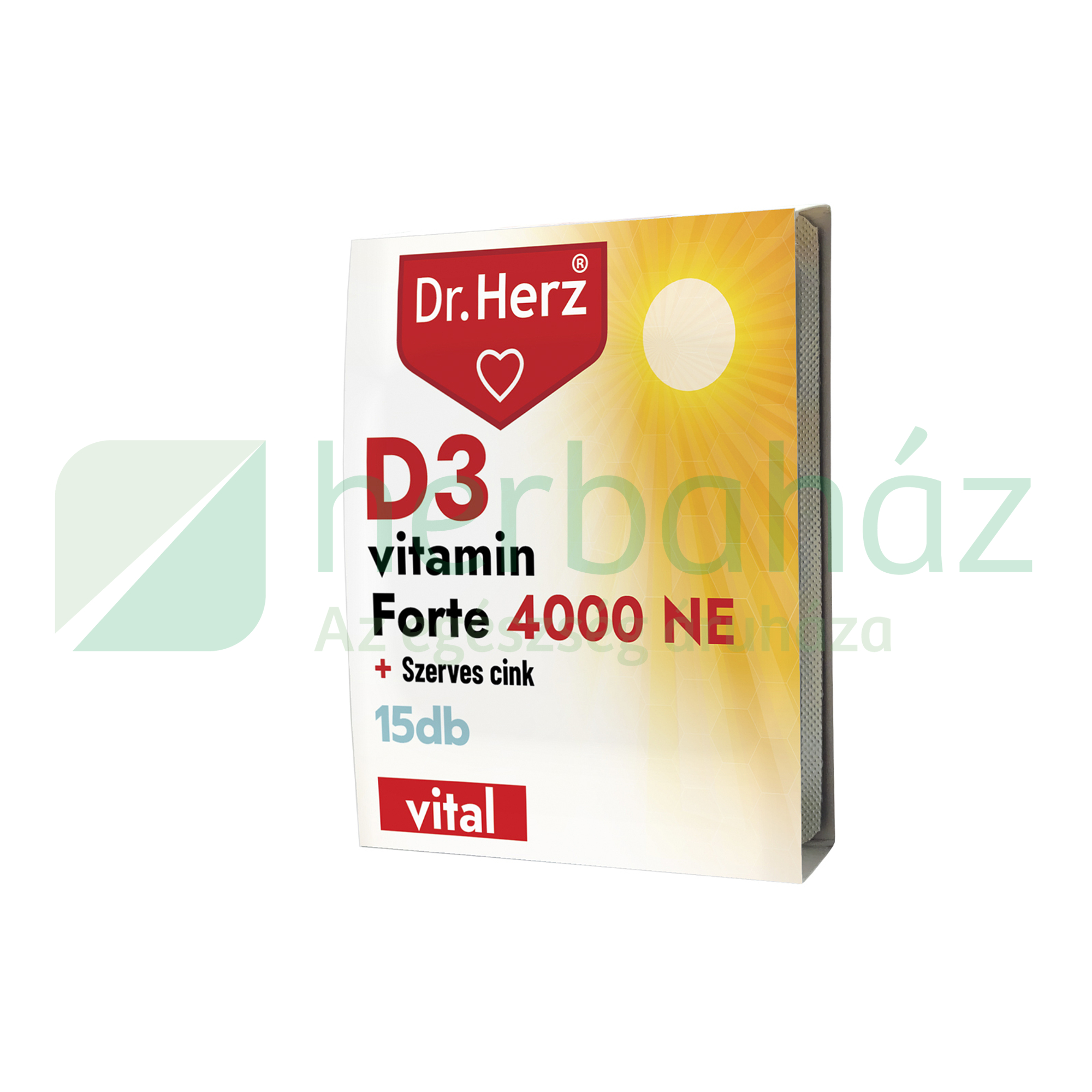 DR. HERZ D3-VITAMIN 4000NE+SZERVES CINK KAPSZULA 15DB