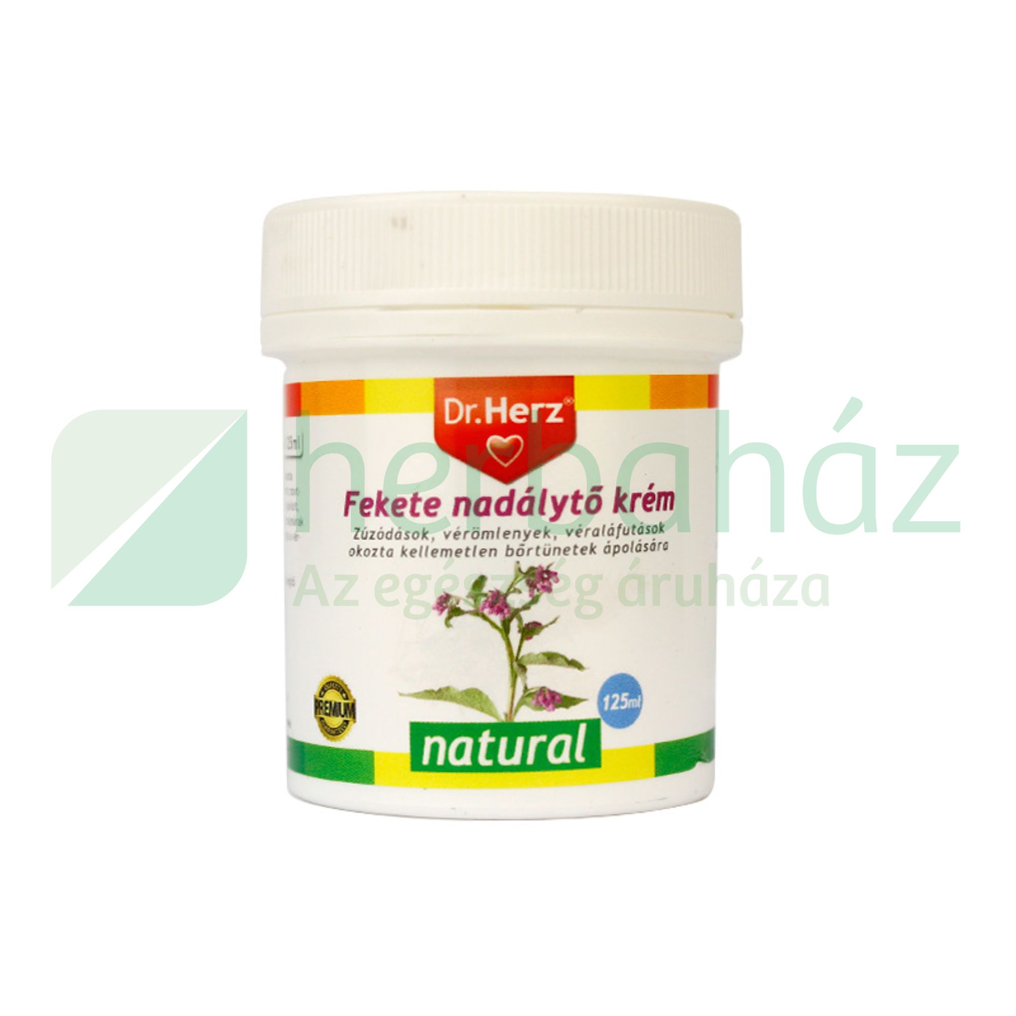 DR.HERZ FEKETE NADÁLYTŐ KRÉM 125ML