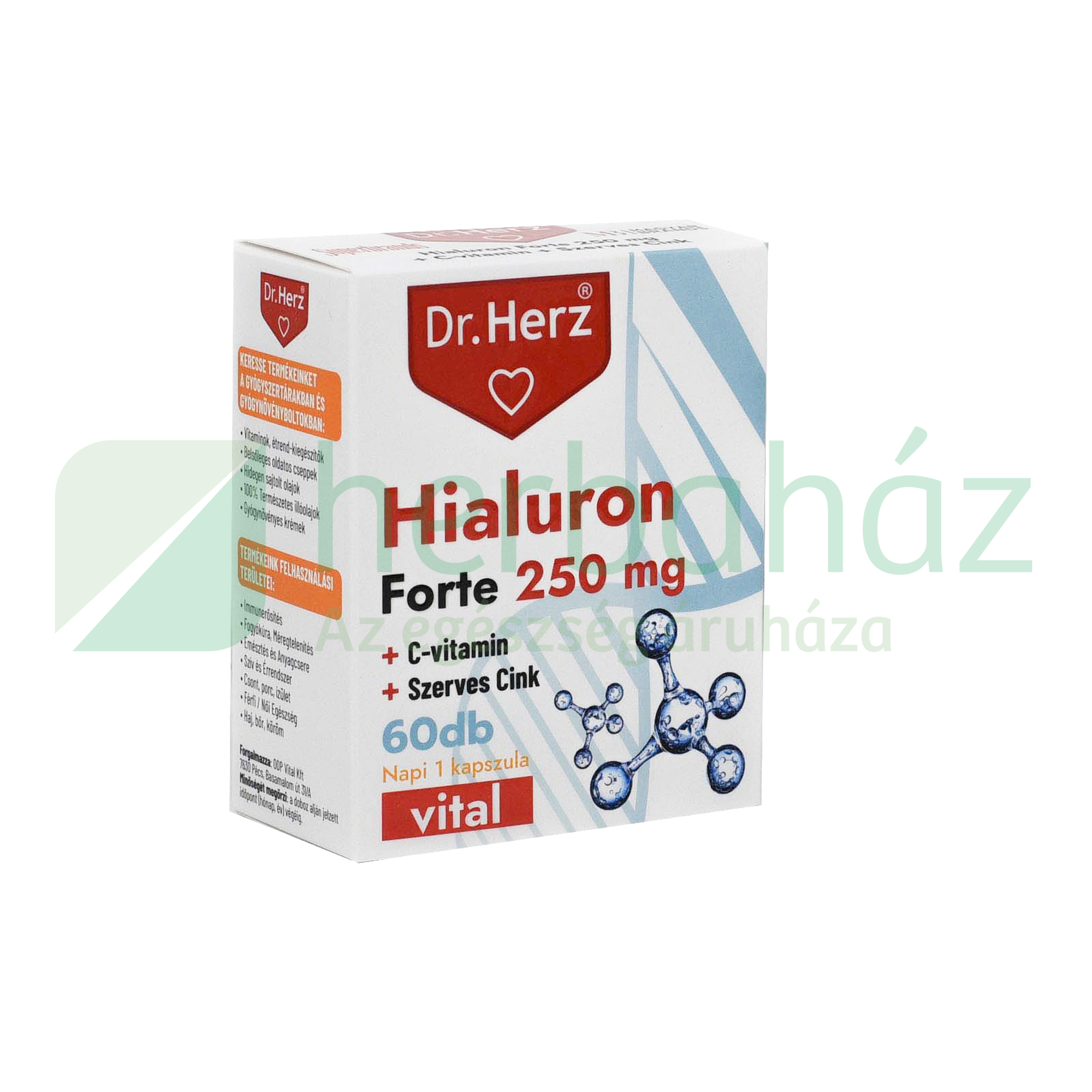 DR. HERZ HIALURON FORTE 250MG 60DB