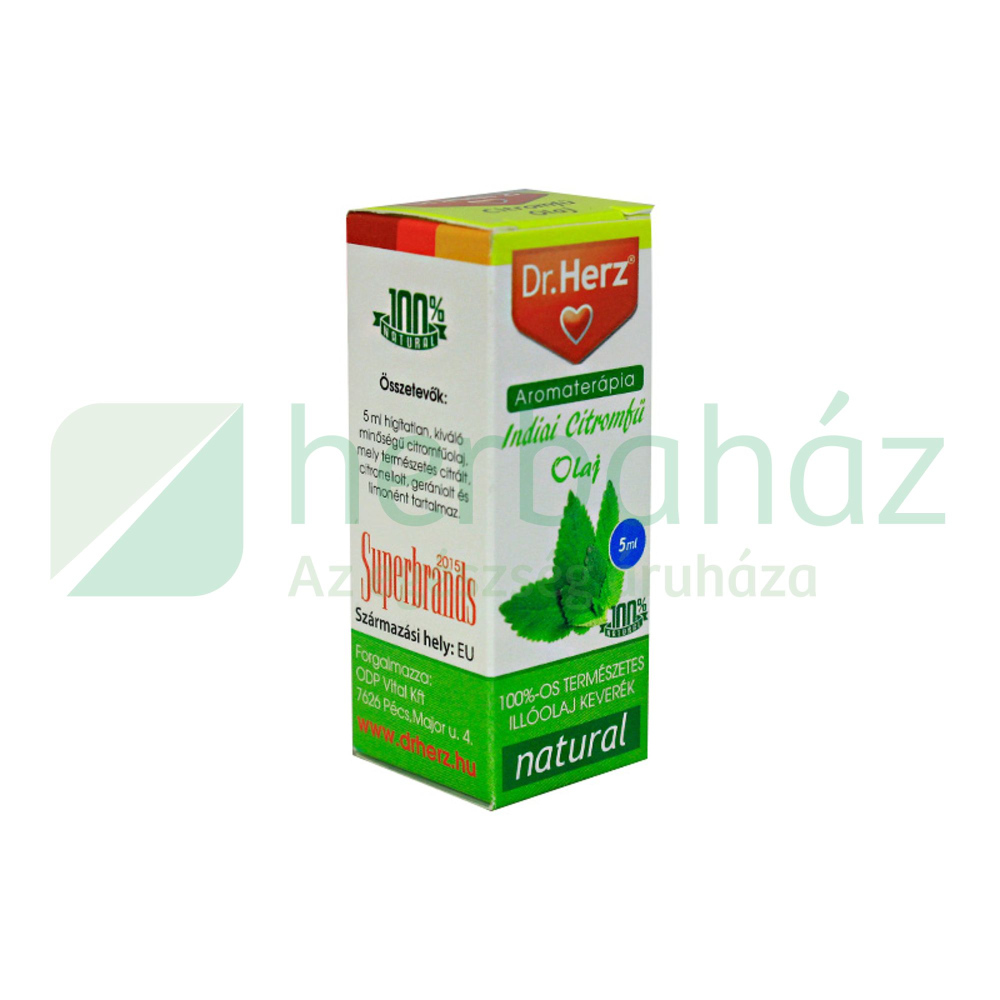 DR. HERZ ILLÓOLAJ CITROMFŰ 10ML