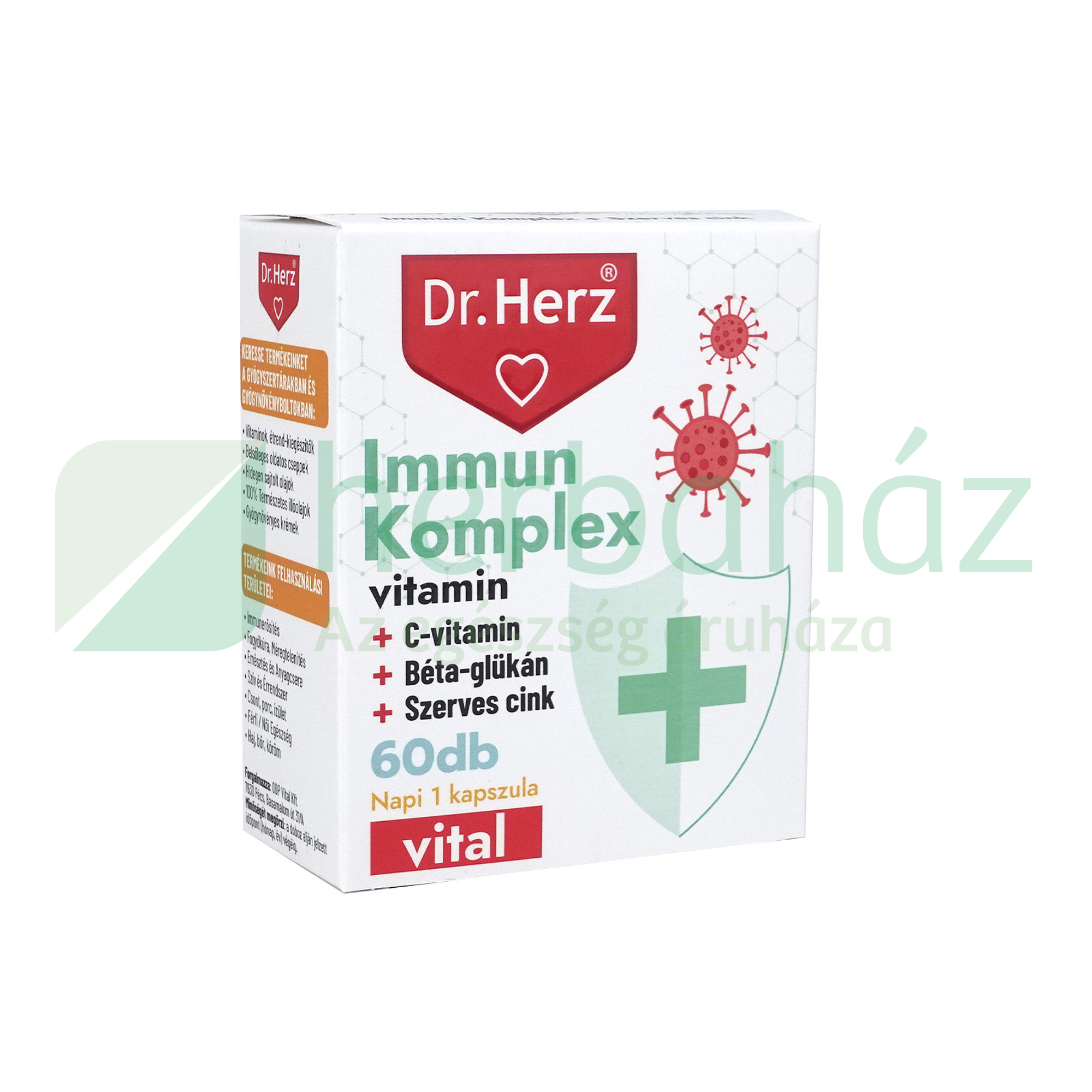 DR. HERZ IMMUN KOMPLEX KAPSZULA 60DB