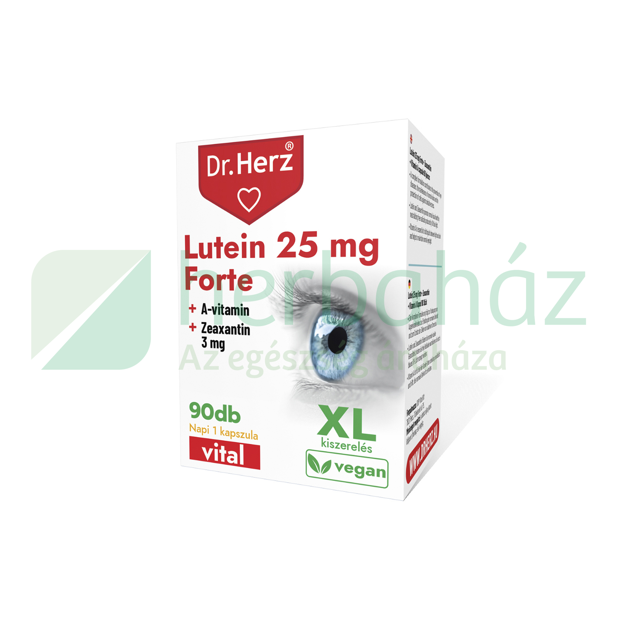 DR. HERZ LUTEIN 25MG FORTE XL KAPSZULA 90DB