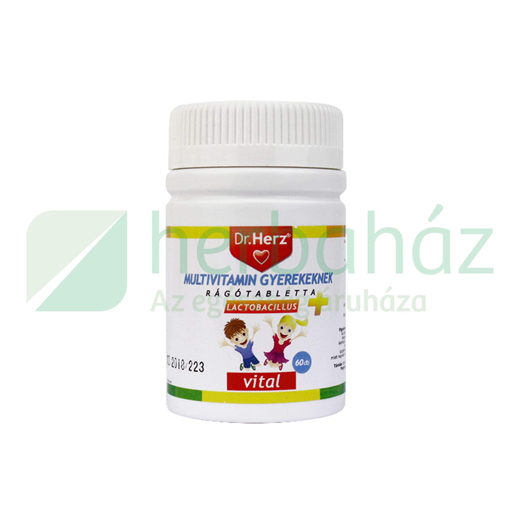 DR. HERZ MULTIVITAMIN GYEREKEKNEK+LACTOBACILLUS TABLETTA 60DB