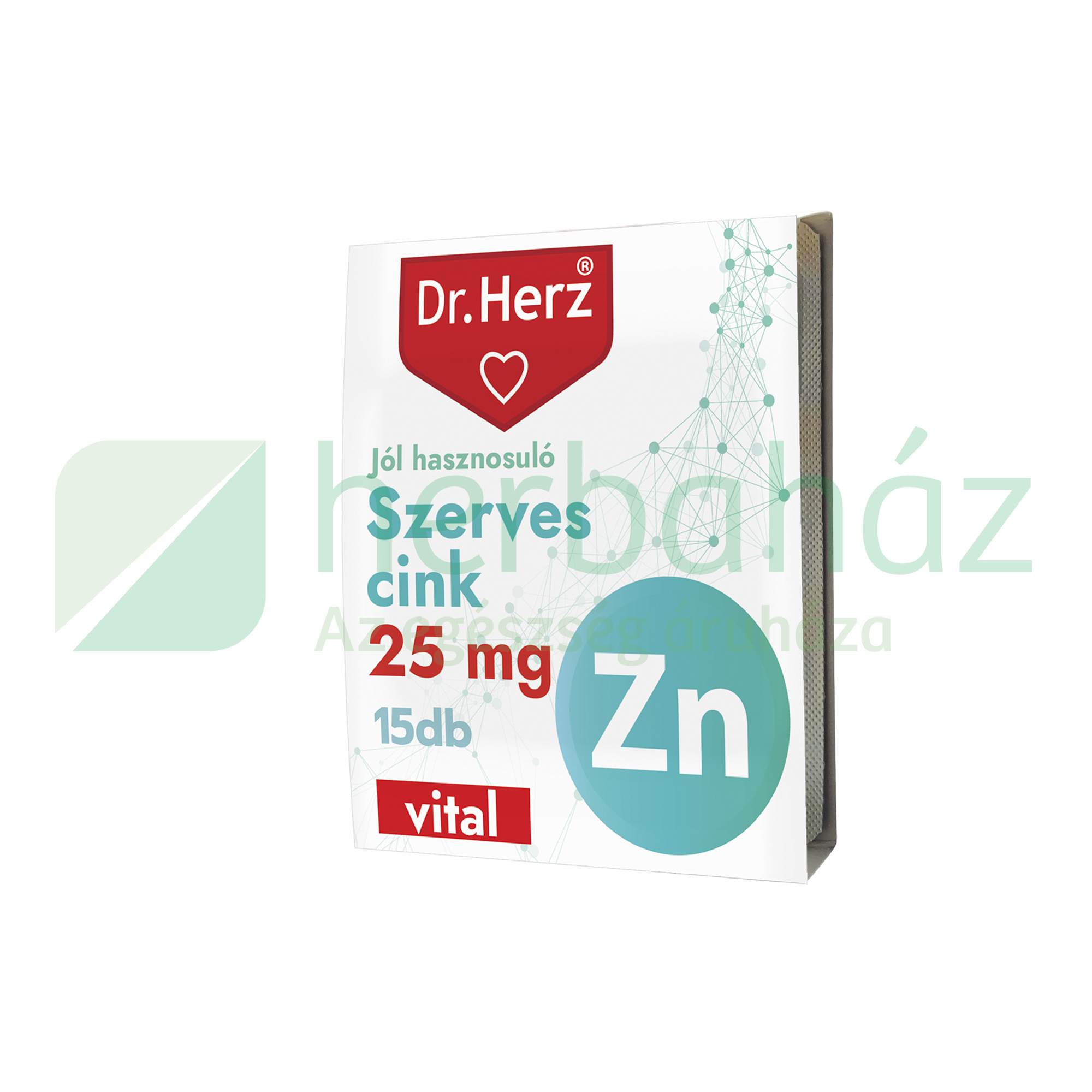 DR. HERZ SZERVES CINK 25MG 15DB