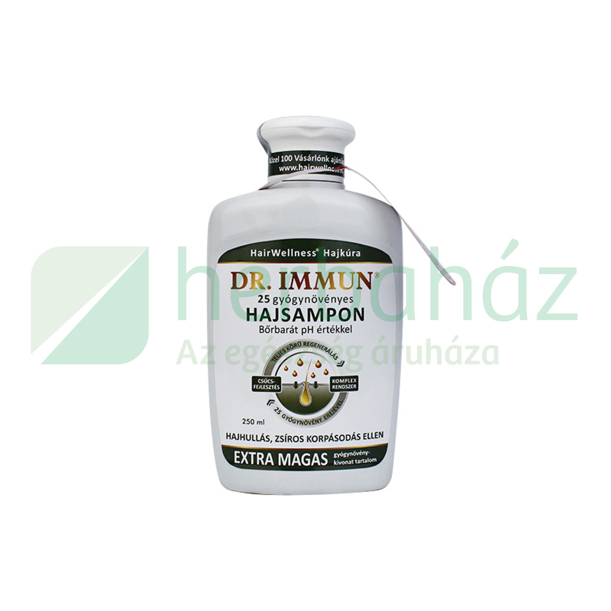 DR.IMMUN 25 GYÓGYNÖVÉNYES HAJSAMPON 250ML