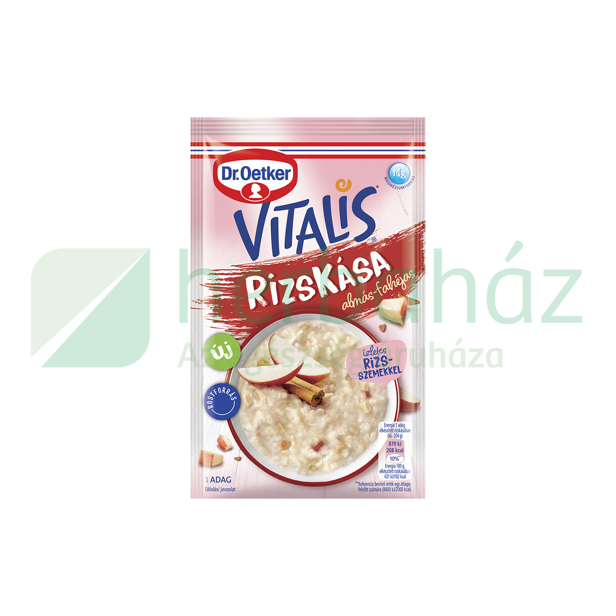 DR.OETKER GLUTÉNMENTES VITALIS RIZSKÁSA ALMÁS-FAHÉJAS 54G