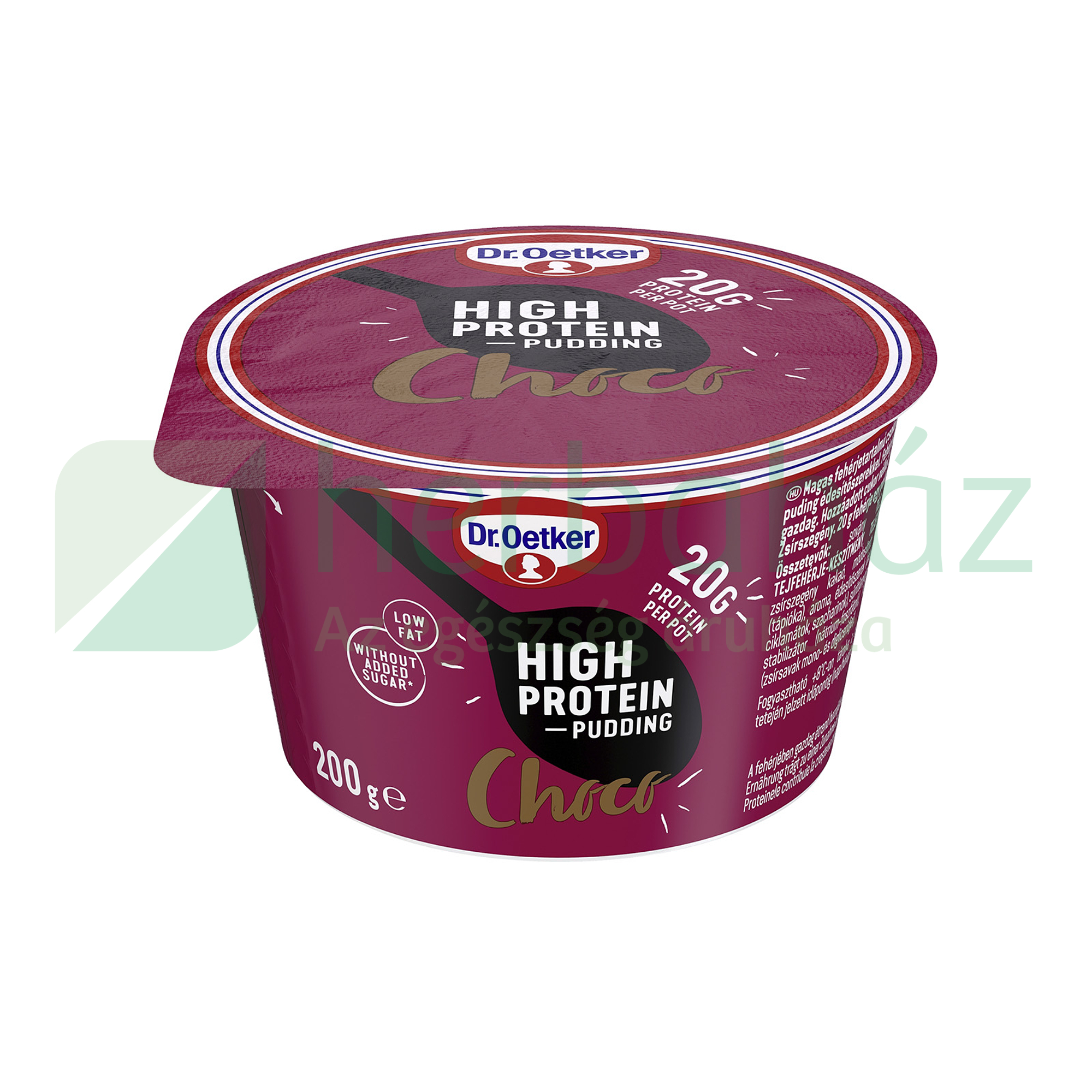 DR.OETKER HIGH PROTEIN CSOKOLÁDÉ ÍZŰ PUDING ÉDESÍTŐSZEREKKEL 200G[H]