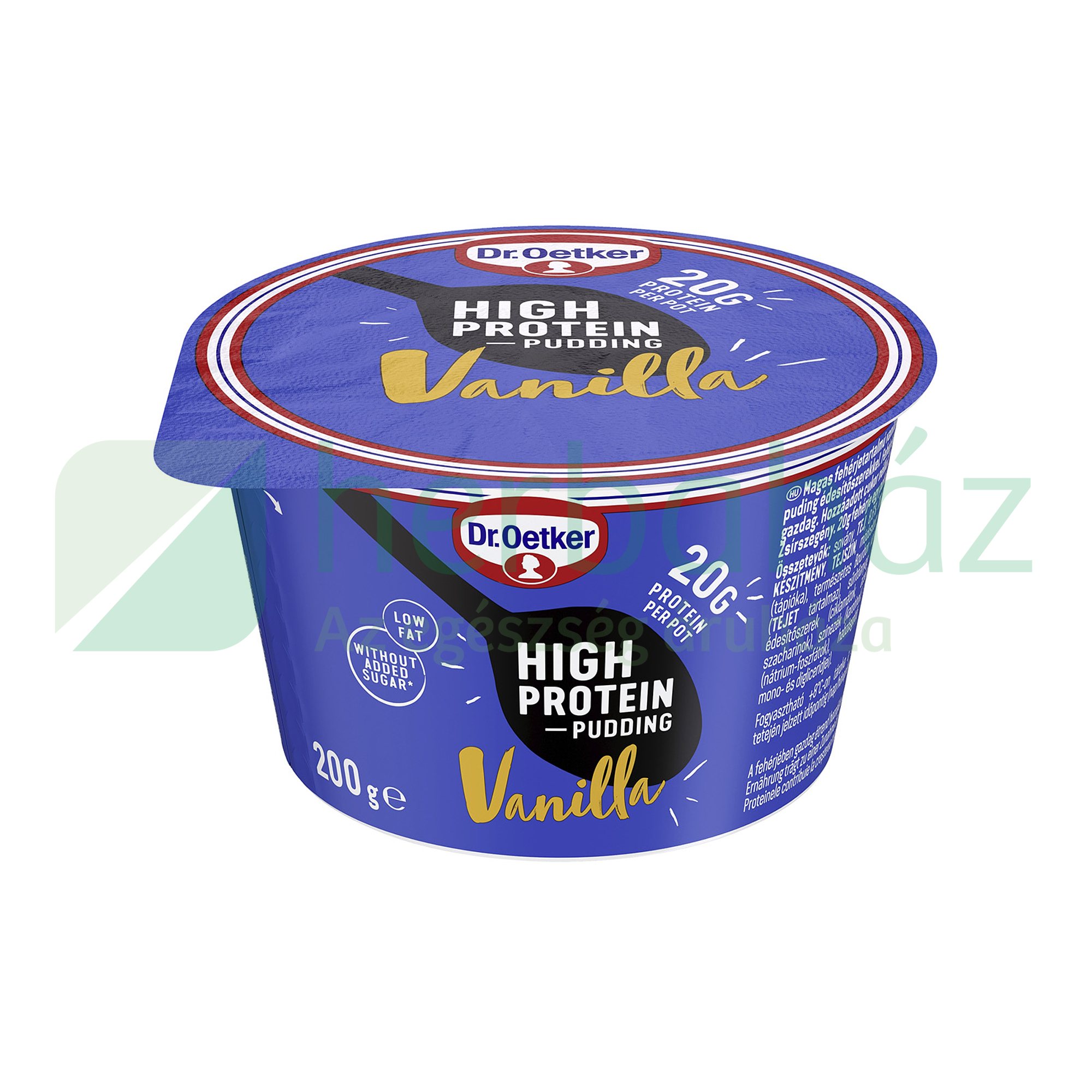 DR.OETKER HIGH PROTEIN VANÍLIA ÍZŰ PUDING ÉDESÍTŐSZEREKKEL 200G[H]