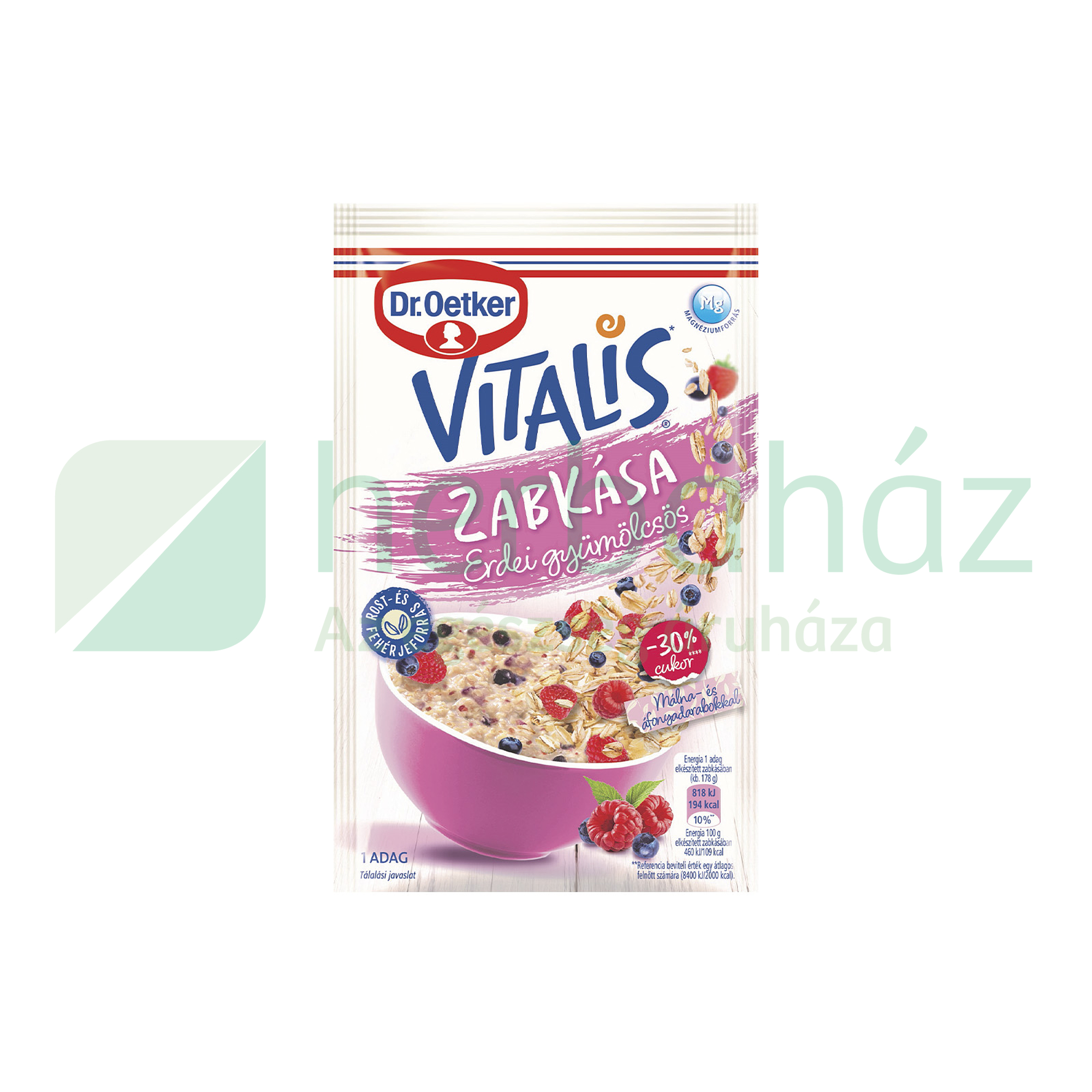 DR.OETKER VITALIS ZABKÁSA ERDEI GYÜMÖLCSÖS -30% CUKOR 53G