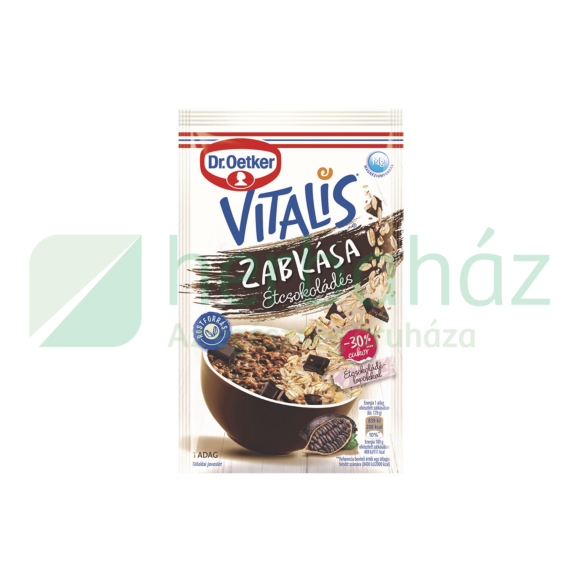 DR.OETKER VITALIS ZABKÁSA ÉTCSOKOLÁDÉS -30% CUKOR 54G