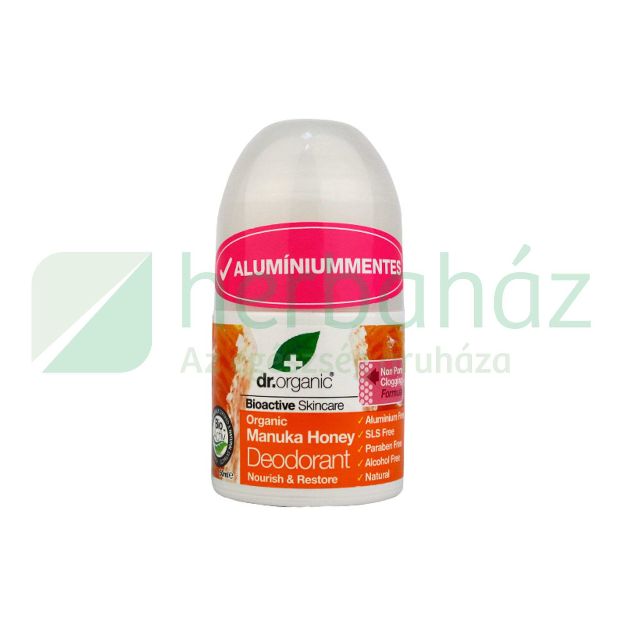 DR.ORGANIC GOLYÓS DEZODOR MANUKA MÉZES 50ML