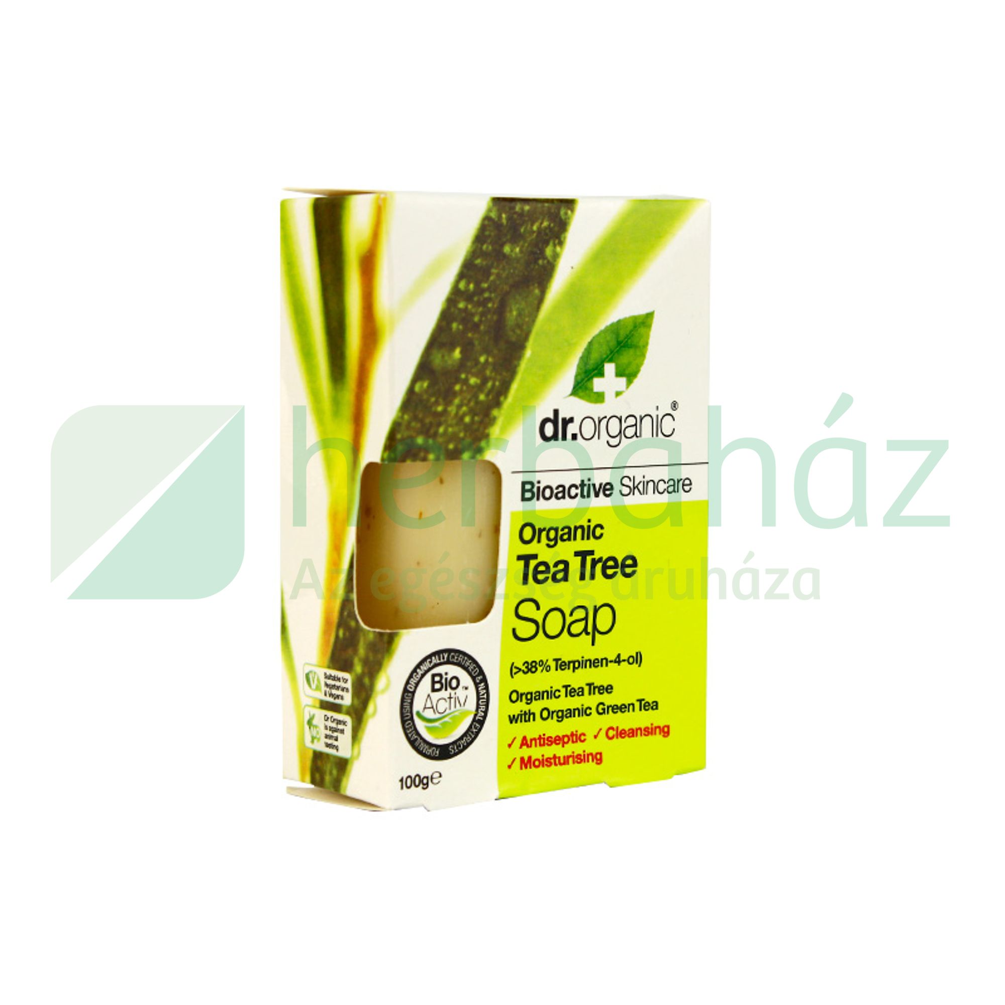 DR.ORGANIC SZAPPAN TEAFA 100G