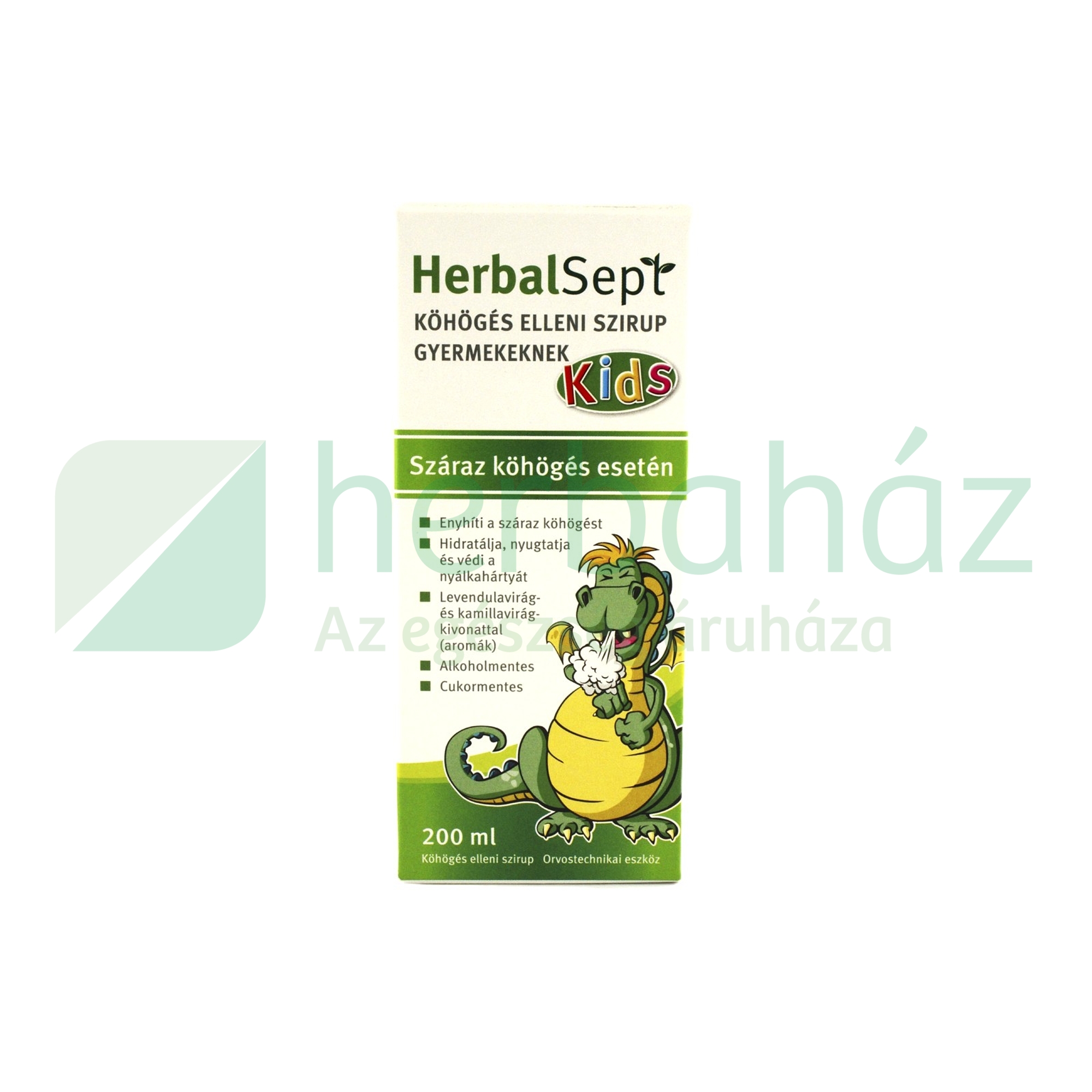 DR. THEISS HERBALSEPT KIDS KÖHÖGÉS ELLENI SZIRUP GYERMEKEKNEK 200ML