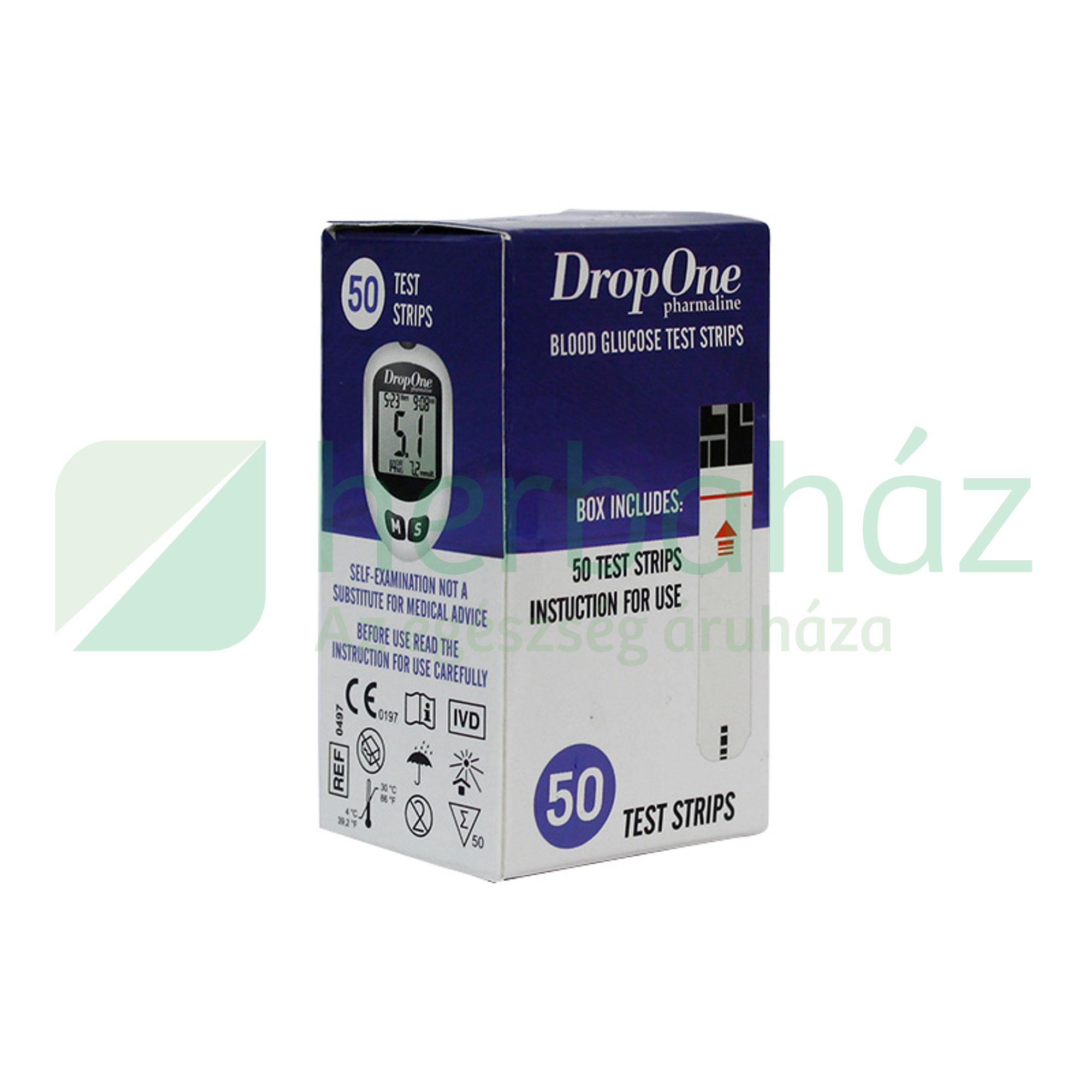 DROPONE VÉRCUKORMÉRŐ TESZTCSÍK 50DB