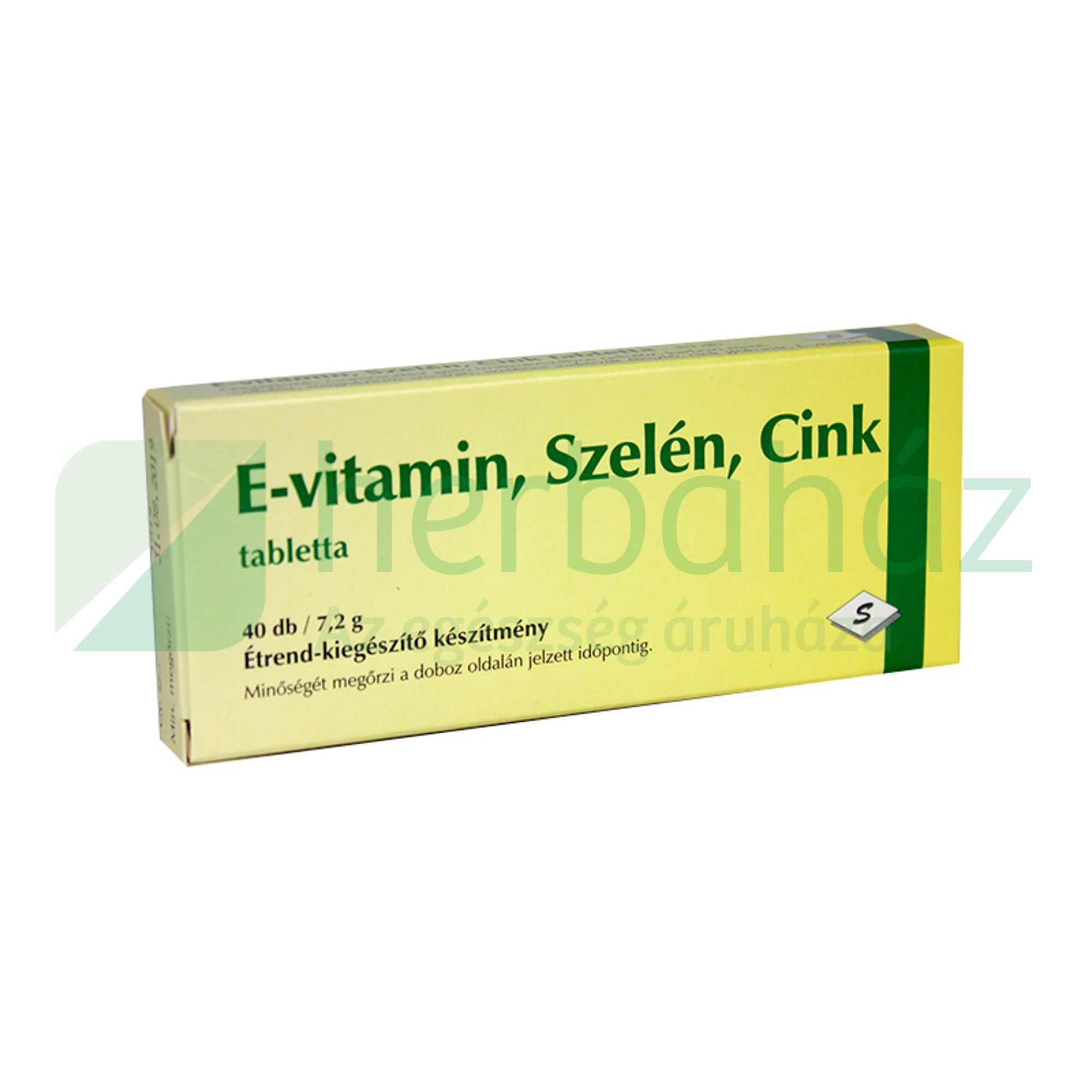 SELENIUM PHARMA E-VITAMIN + SZELÉN + CINK TABLETTA 40DB - Herbaház