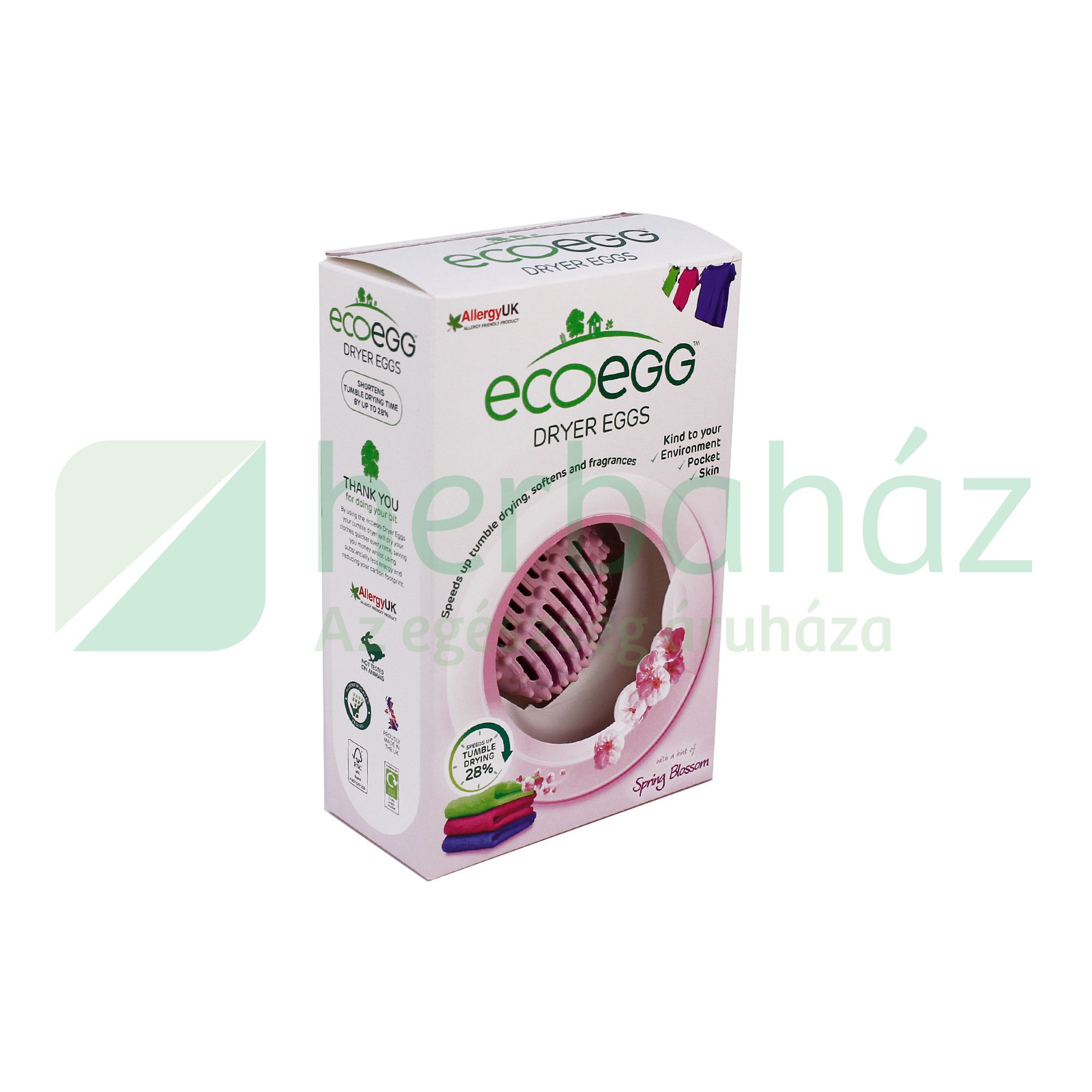 ECOEGG SZÁRÍTÓ TOJÁS LÁGY TAVASZ ILLATÚ 1DB