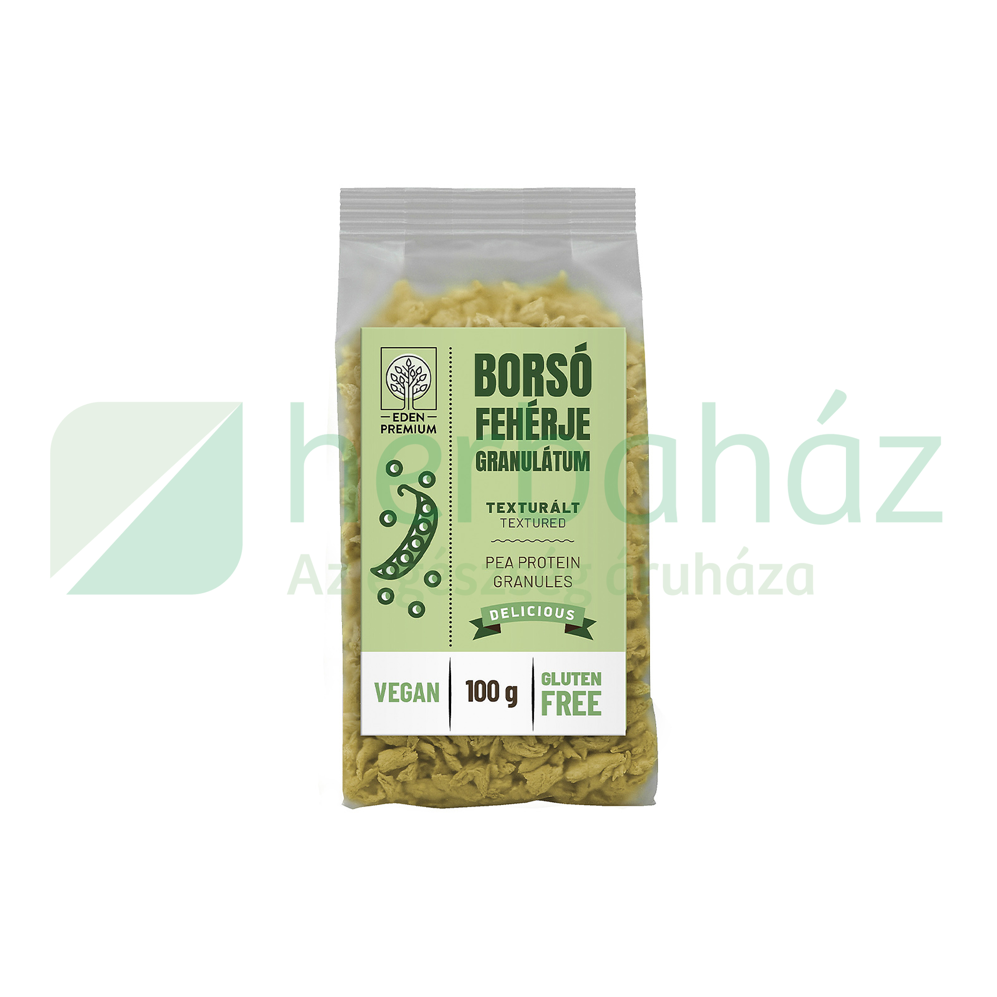 ÉDEN PREMIUM BORSÓFEHÉRJE GRANULÁTUM VEGÁN 100G
