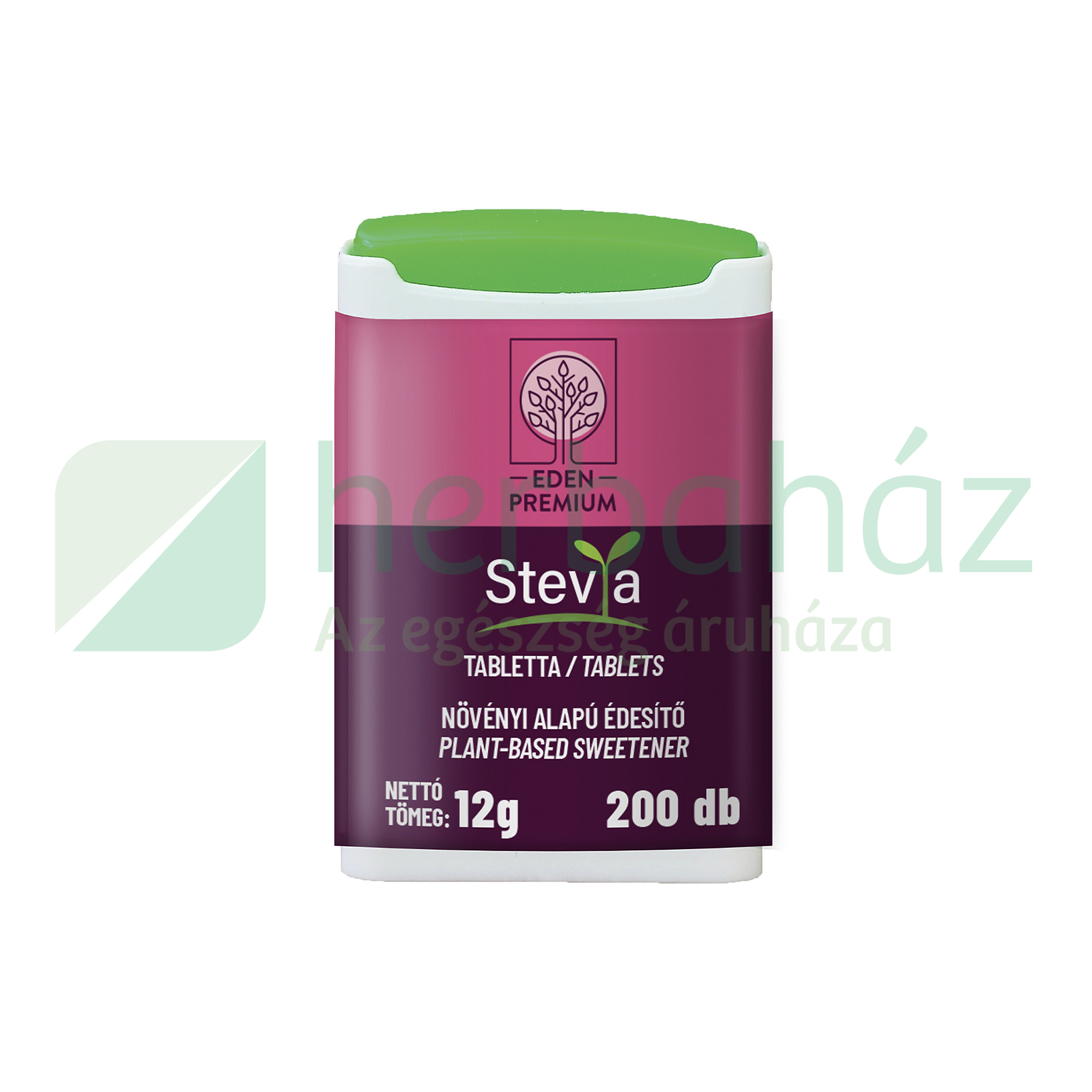 ÉDEN PRÉMIUM STEVIA TABLETTA 200DB