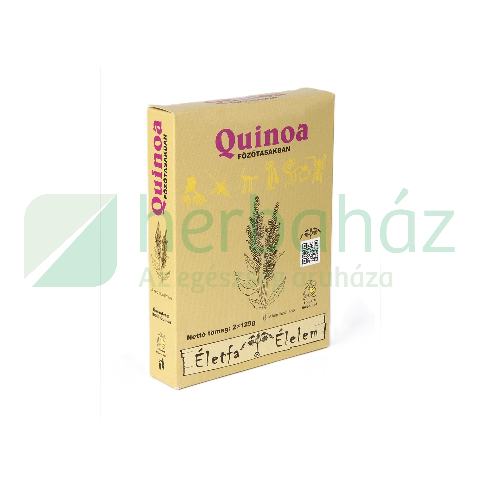 ÉLETFA QUINOA FŐTŐTASAKBAN 2X125G